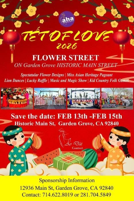 Garden Grove Flower Street on Historic Main