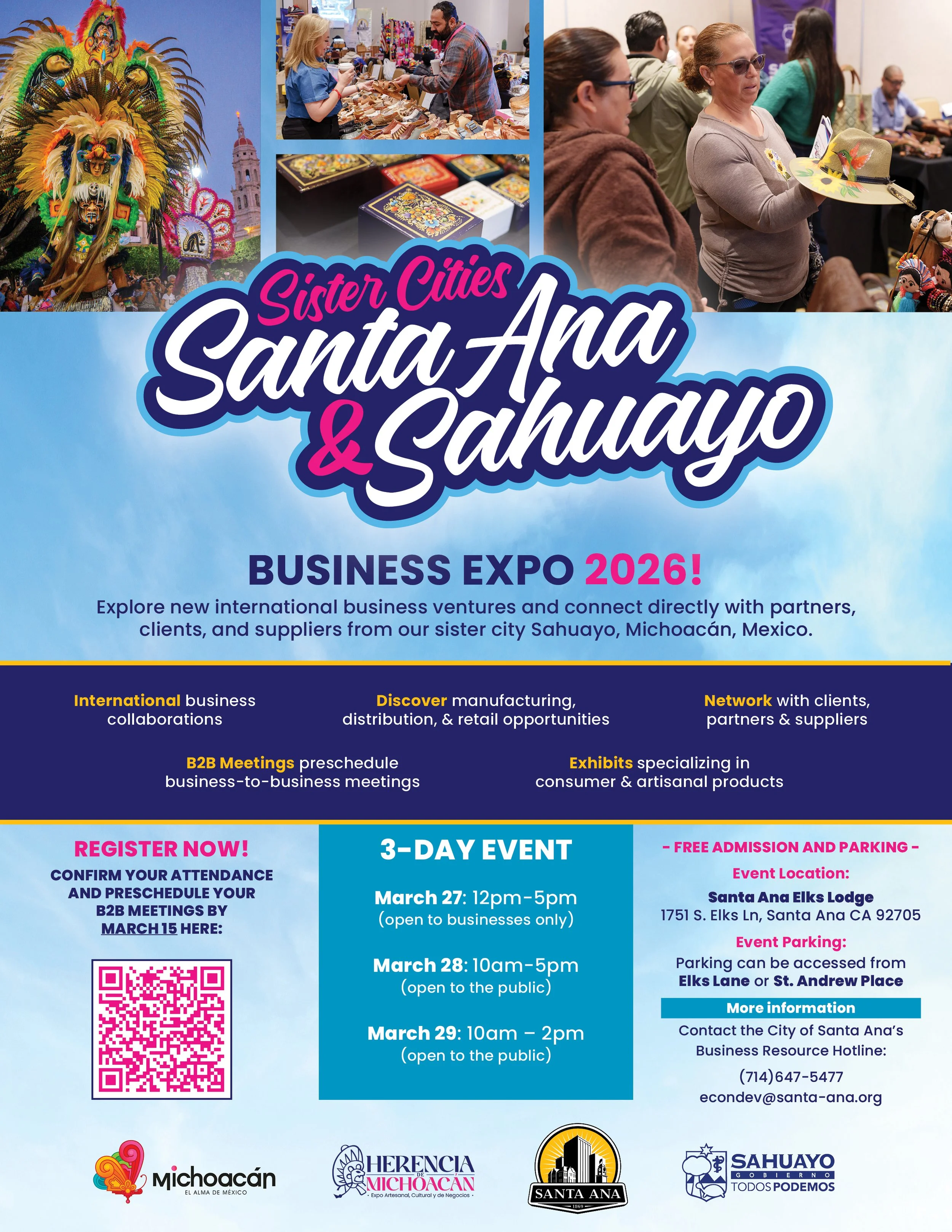 Sister Cities Santa Ana and Sahuayo Business Expo 2026