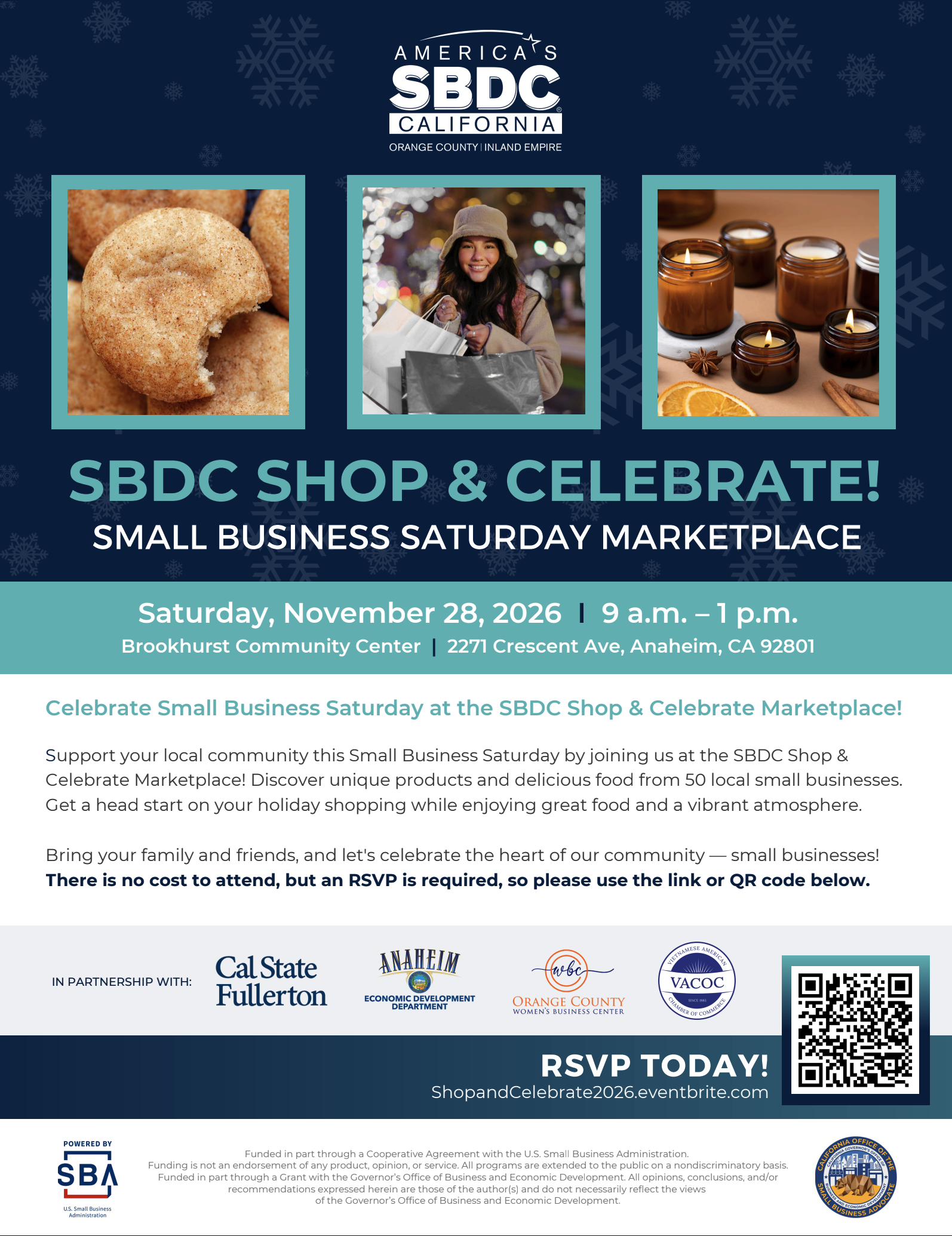 SBDC Shop & Celebrate: Small Business Saturday Marketplace