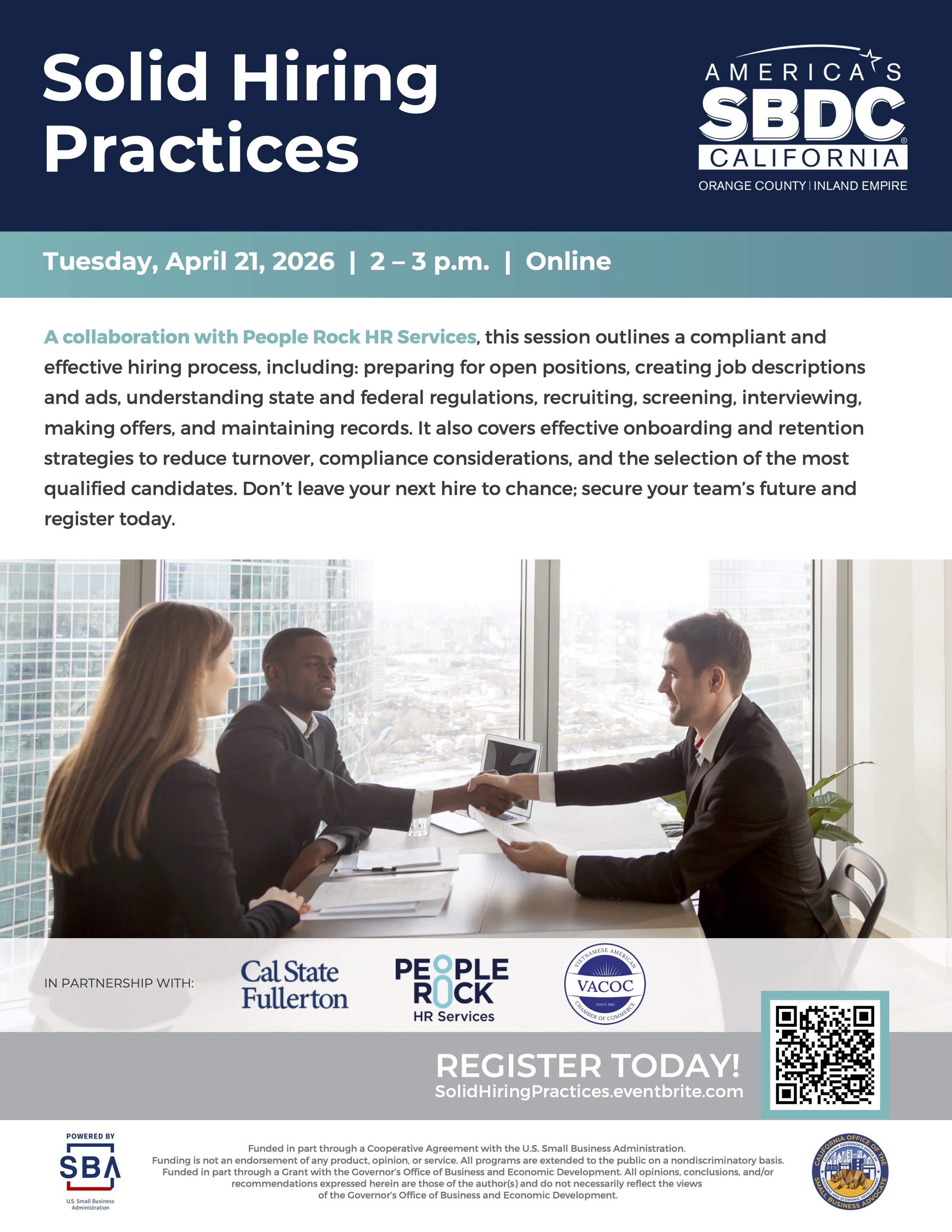 Solid Hiring Practices (Virtual)