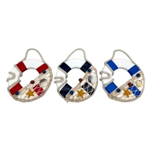 Nautical Charm Life Saver Wall Hanging