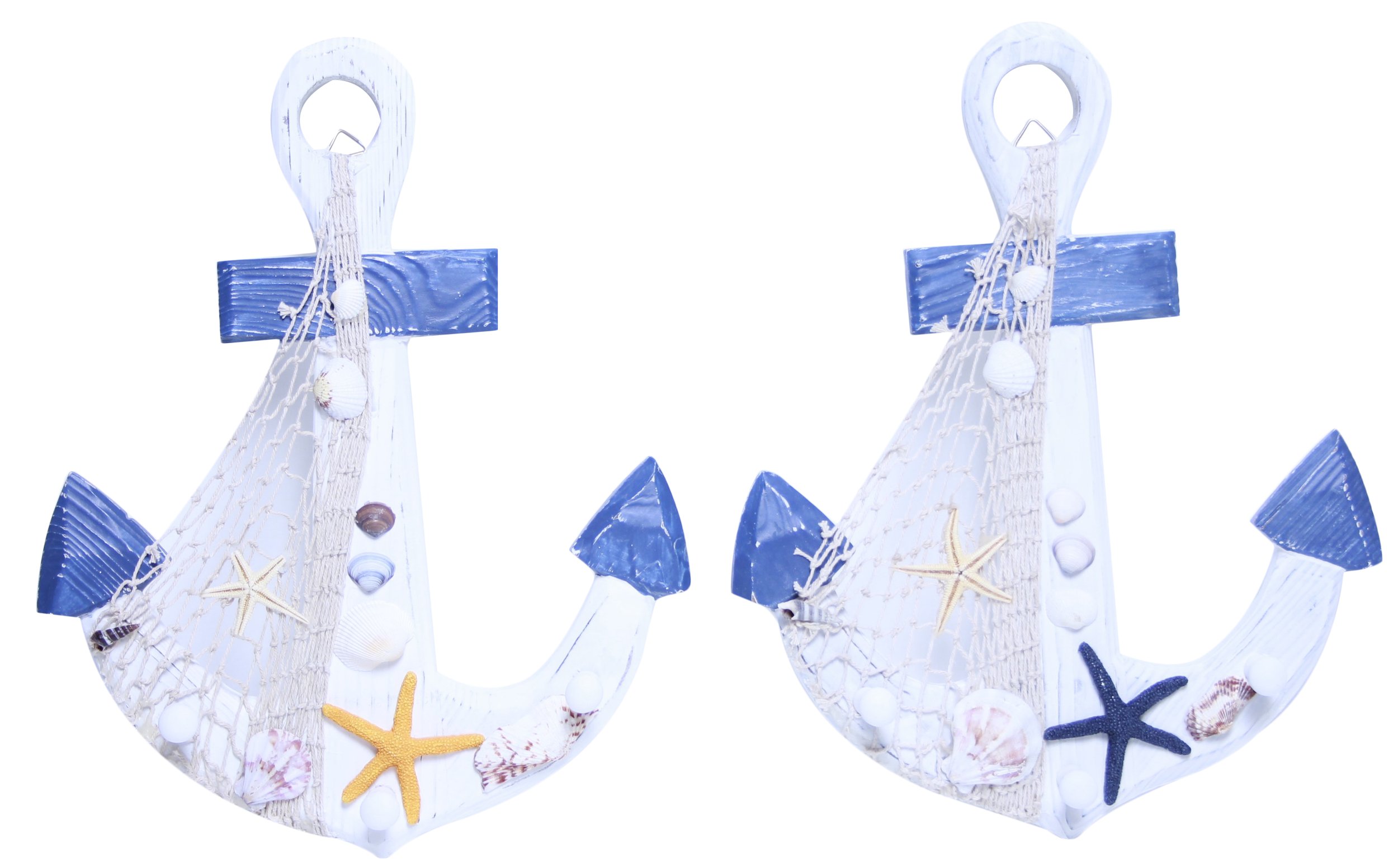 Nautical Anchor Decor with Starfish