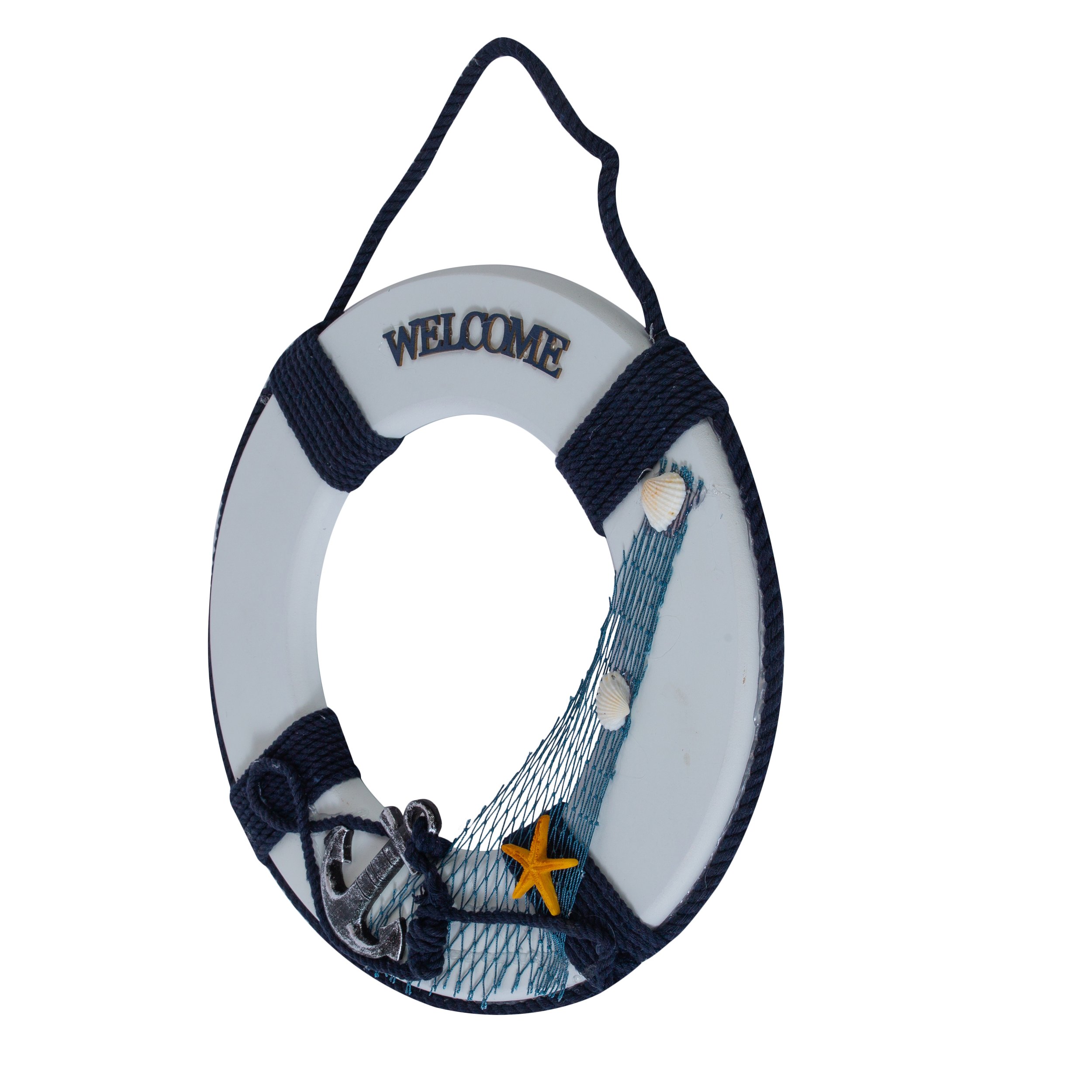 Nautical Welcome Life Ring Decoration