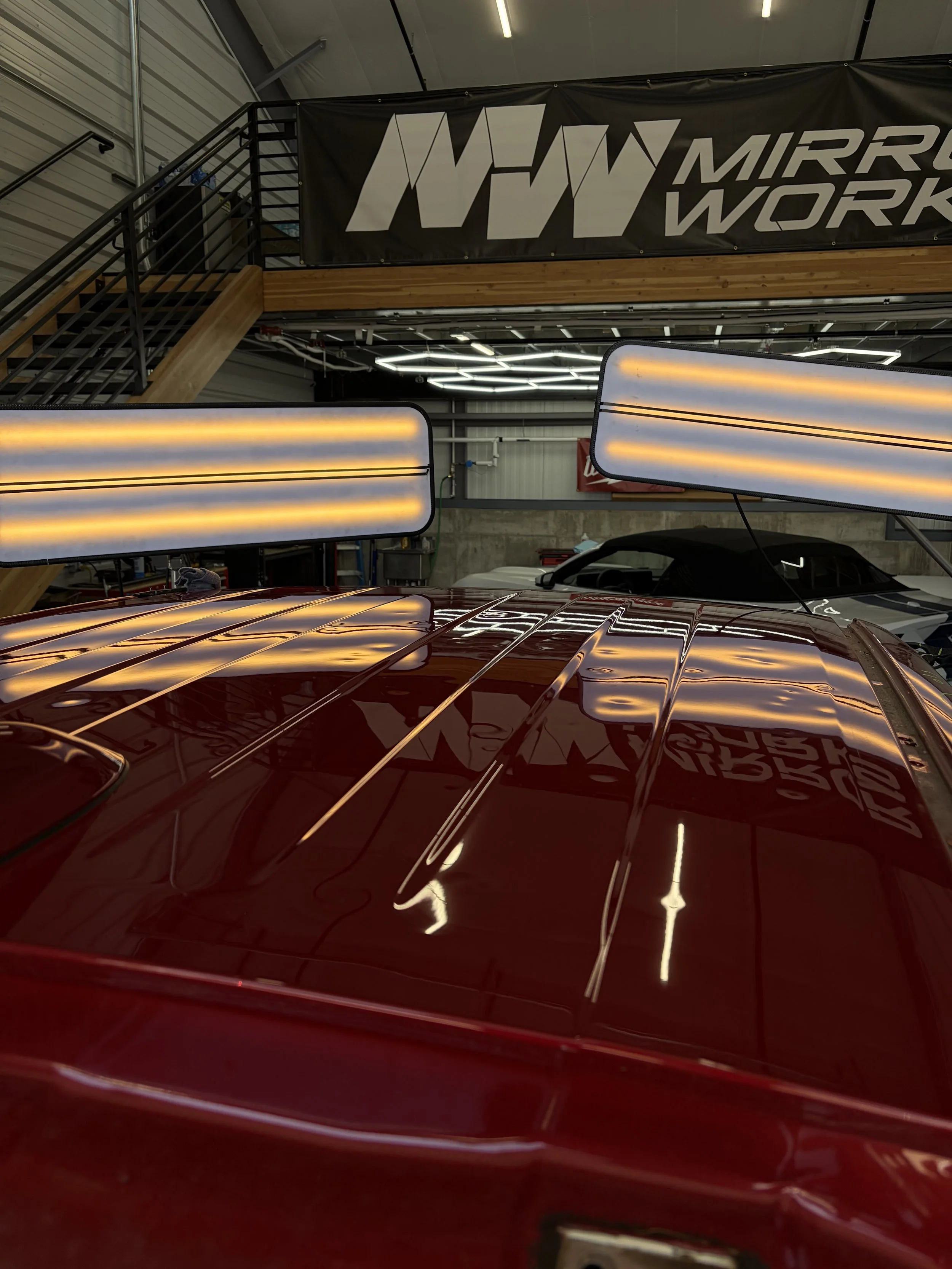 hail damage on vehicle