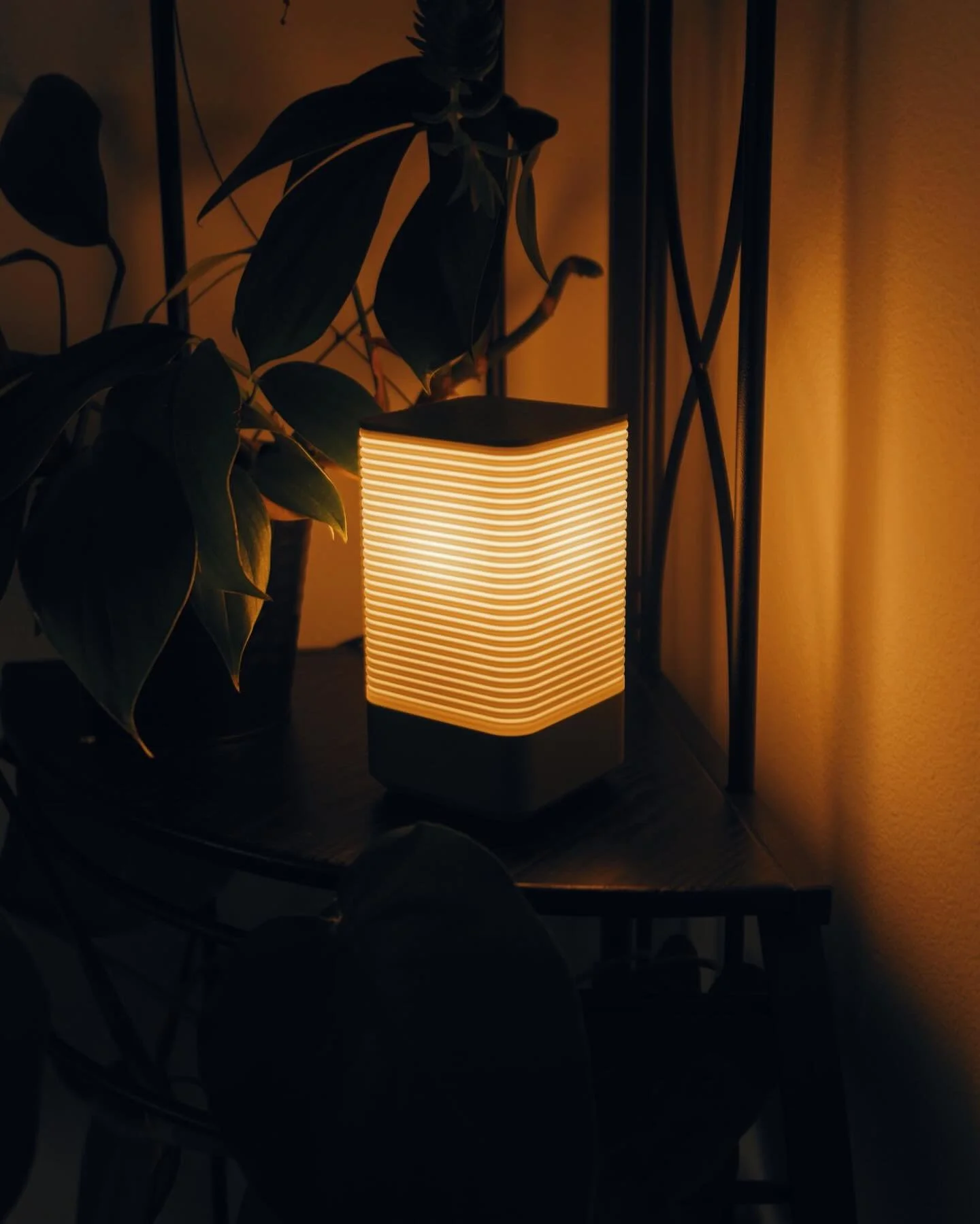 Things are getting cozy over here. What should we name it? #everydayobjects #cozy #lamp #vibelighting