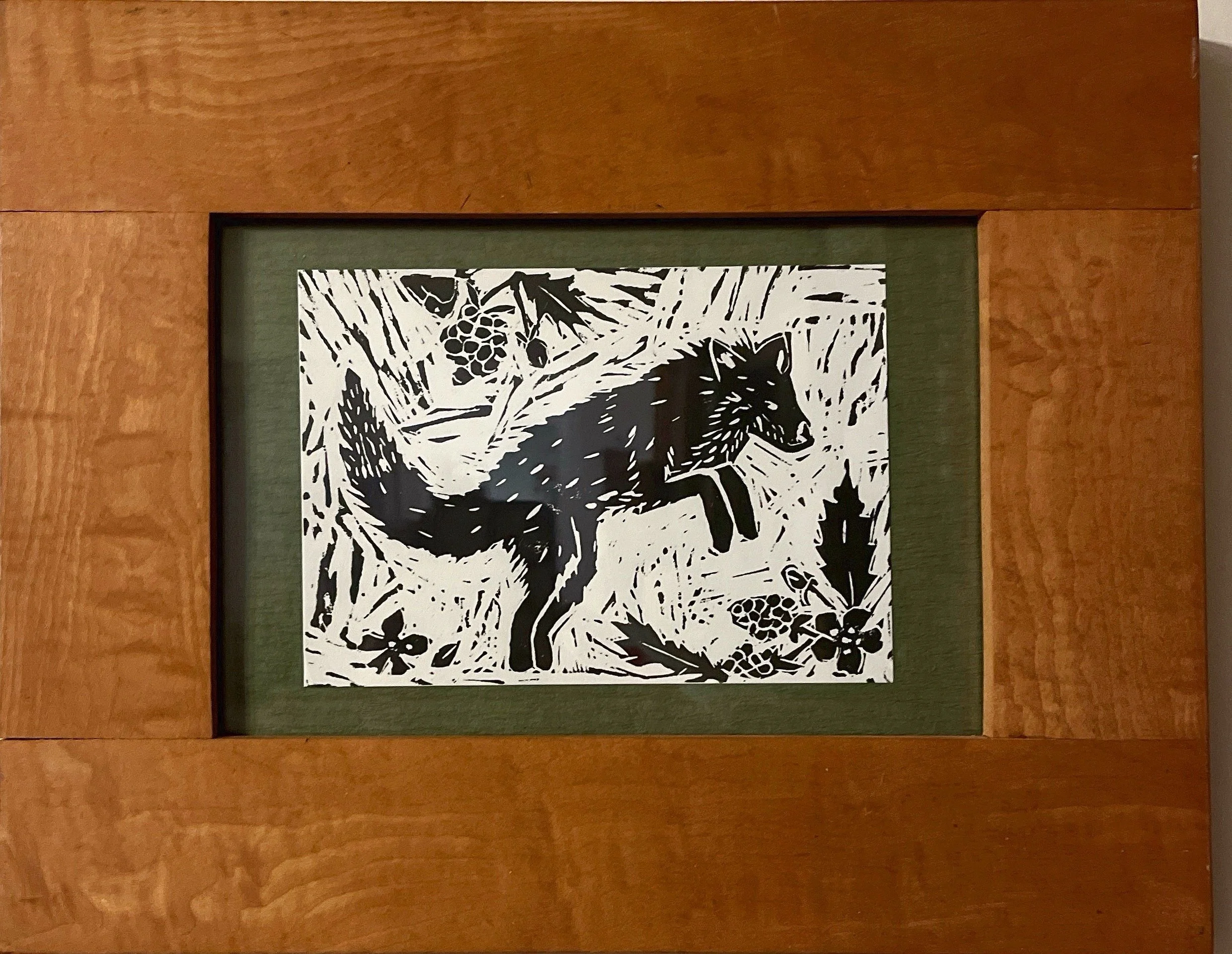 I displayed and sold a handful of linocut prints as well.