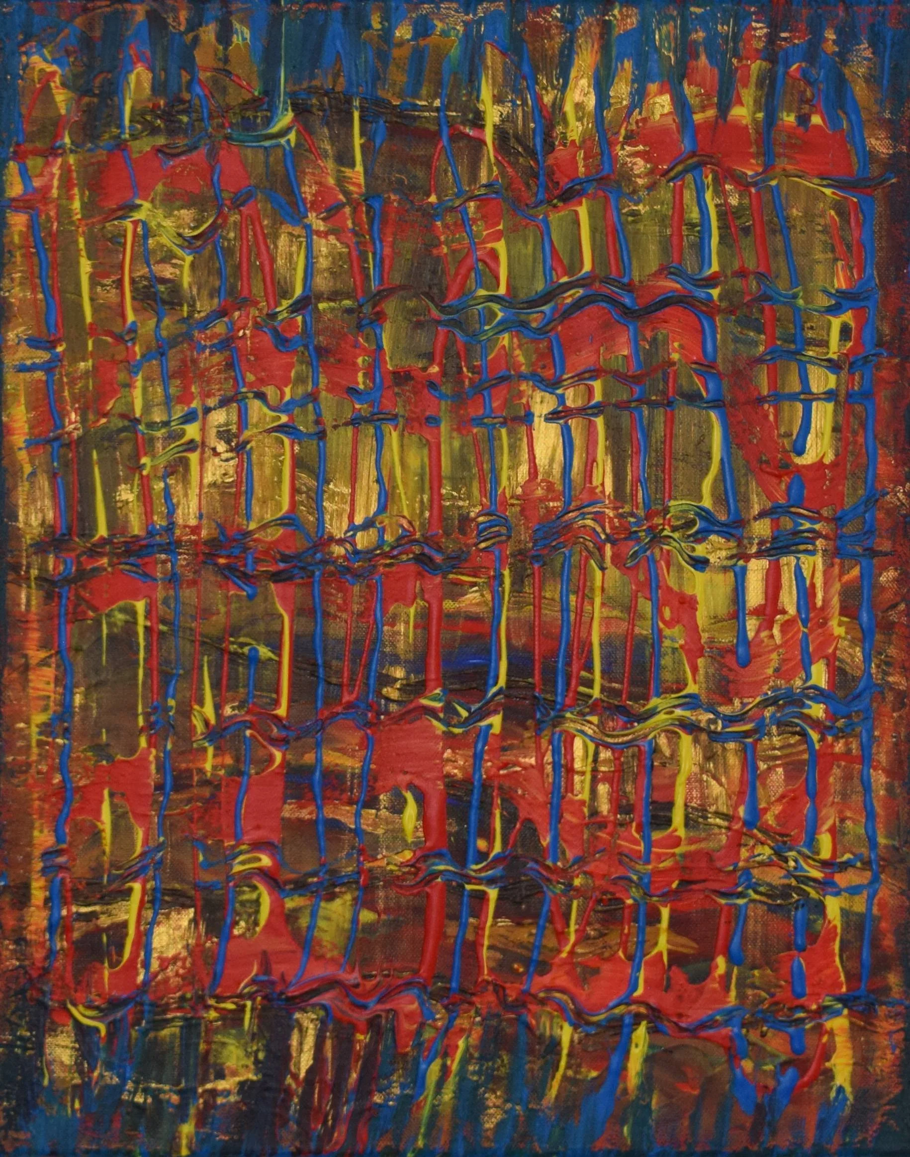 Burning Forest / 60cm x 60cm / 240 CHF