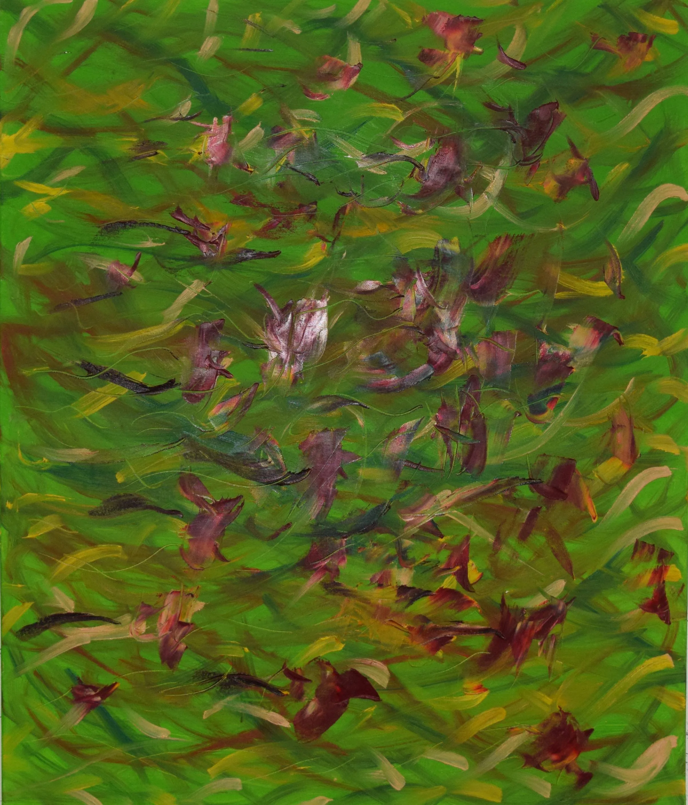 Flowers in the Wind / 100cm x 120cm / 480 CHF