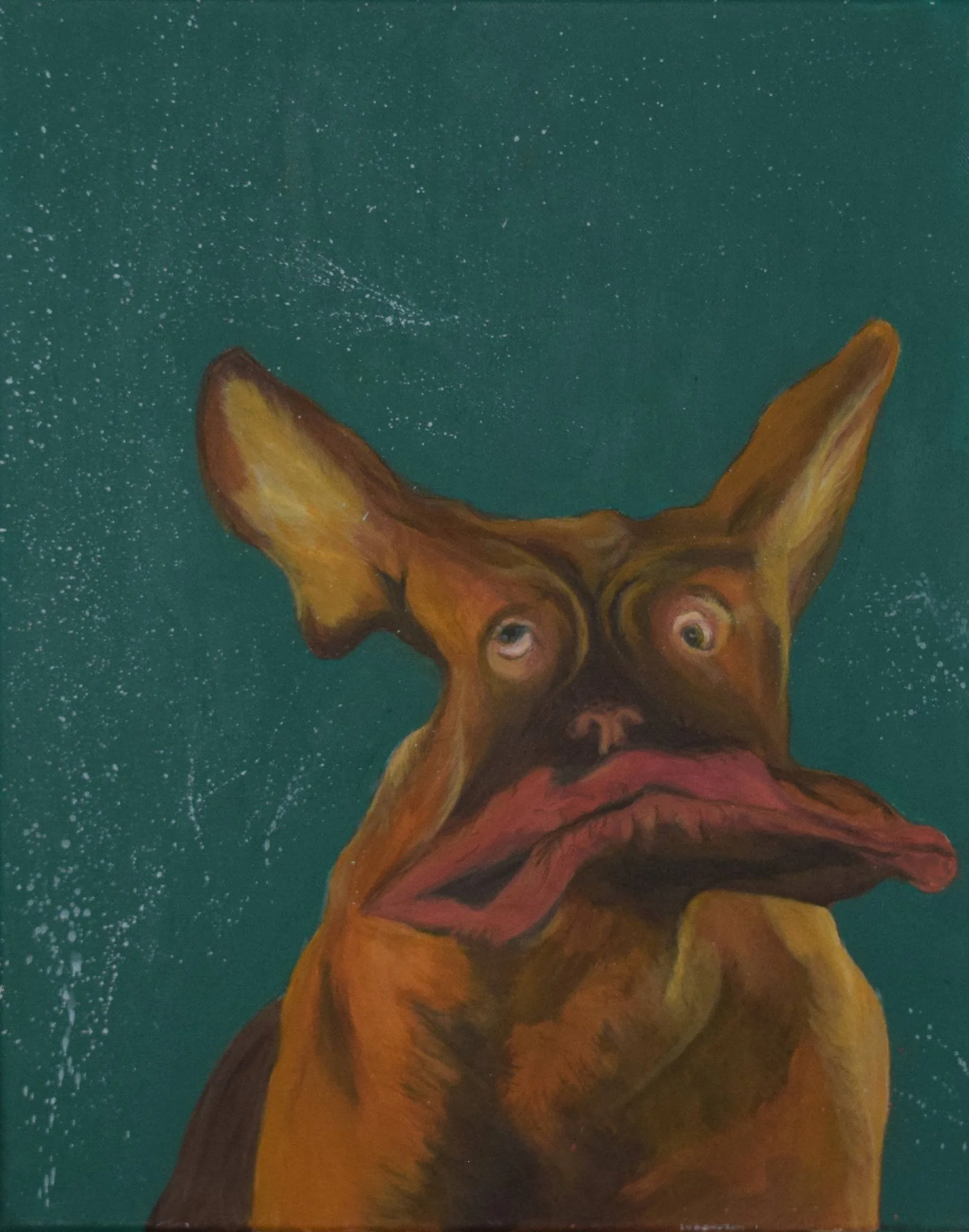 The Dog / 50cm x 40cm / Sold