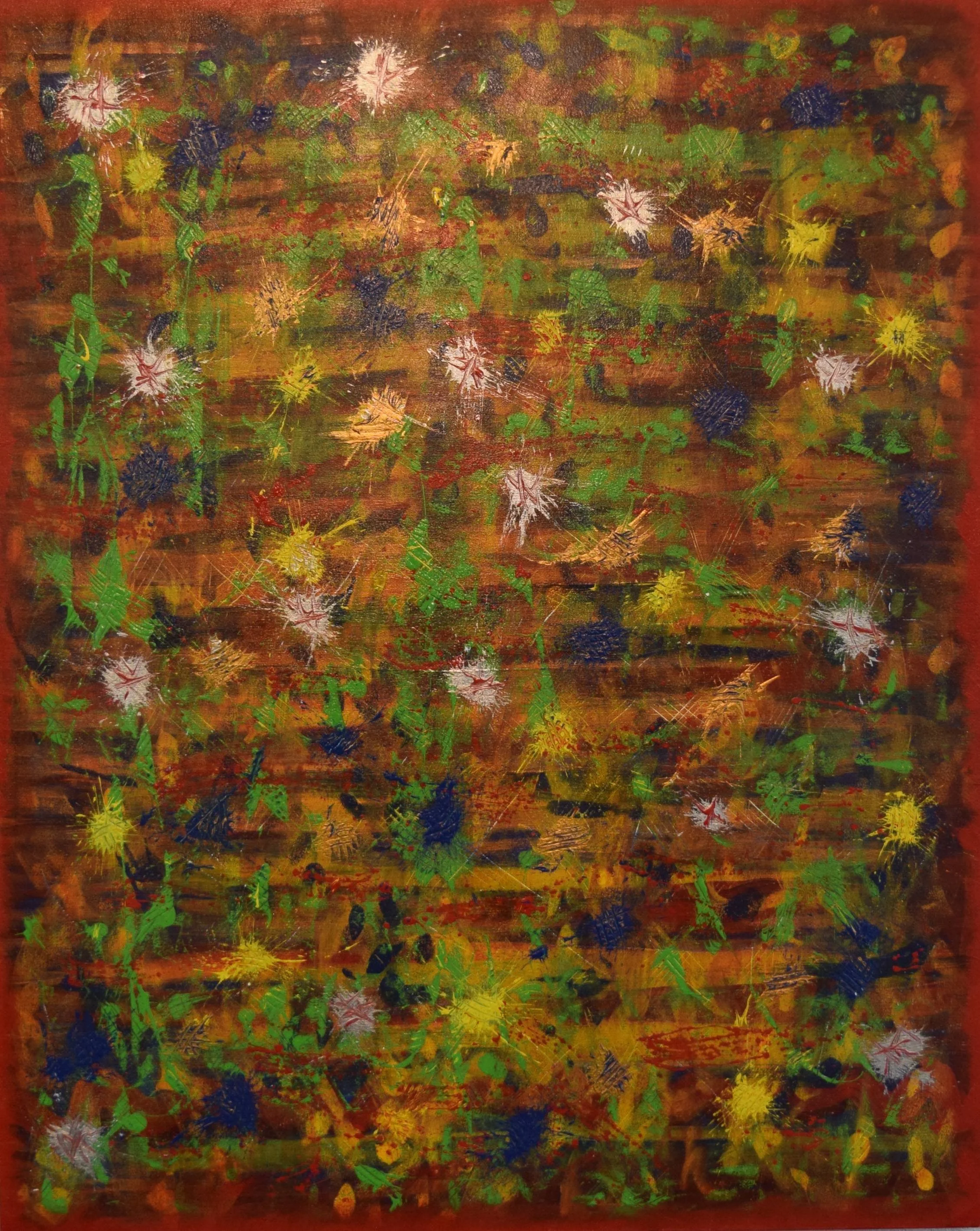 Fire works / 100cm x 80cm / 350 CHF