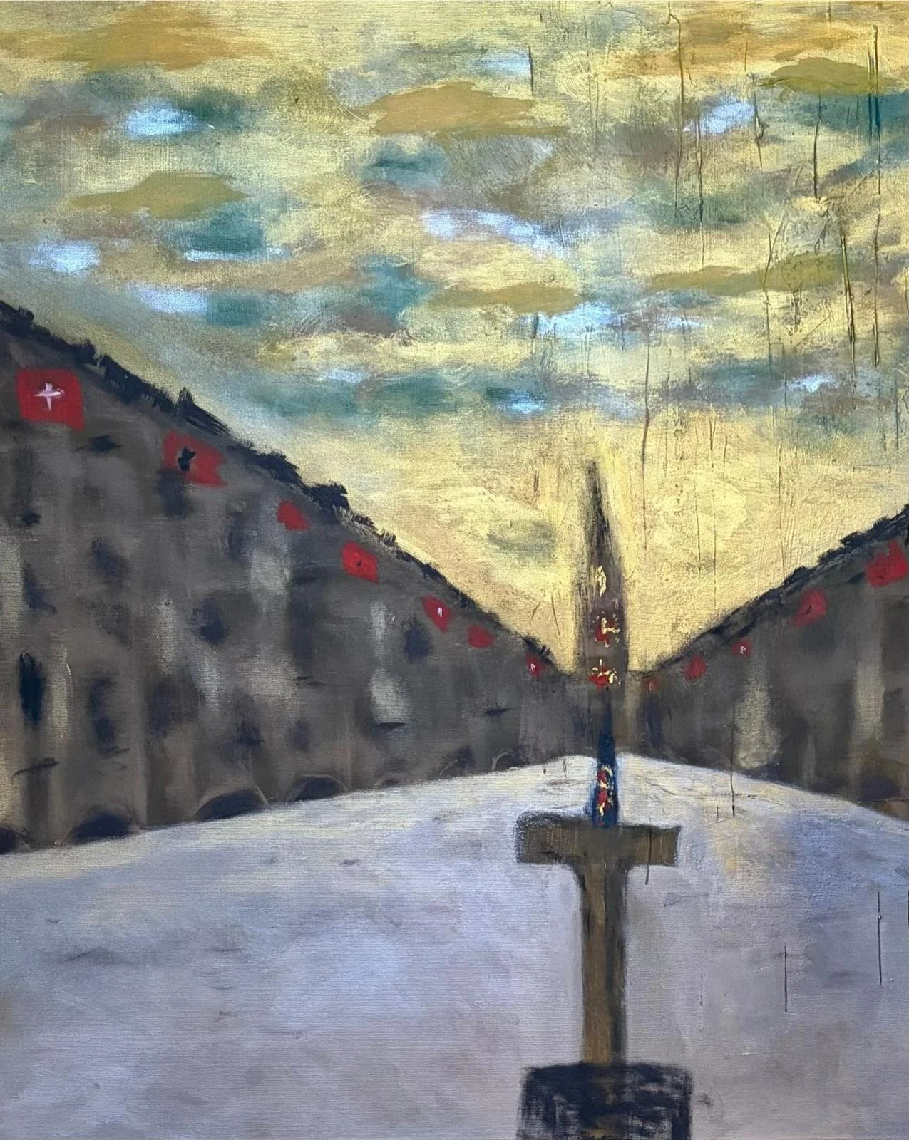 Bern old town / 100cm x 120cm / 650