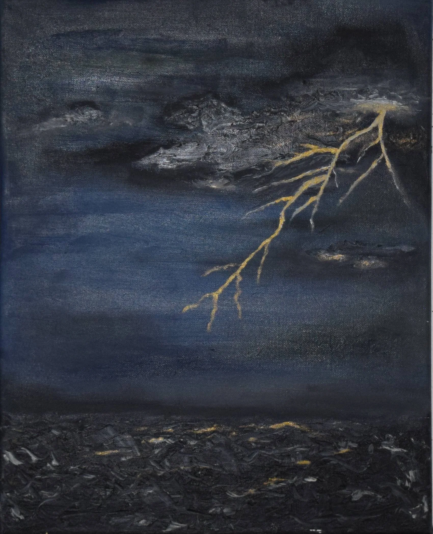 The lightning / 30cm x 40cm / 240 CHF