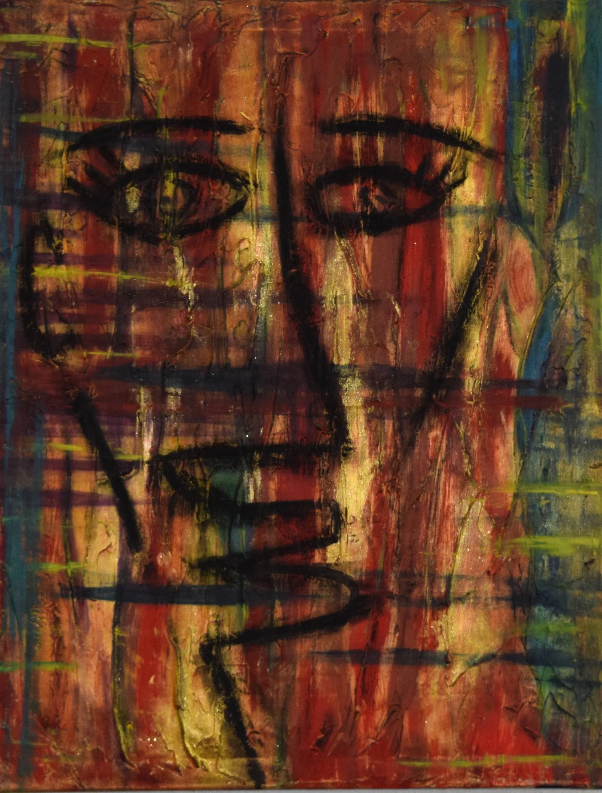 The Fire Face / 75cm x 58cm / 380 CHF