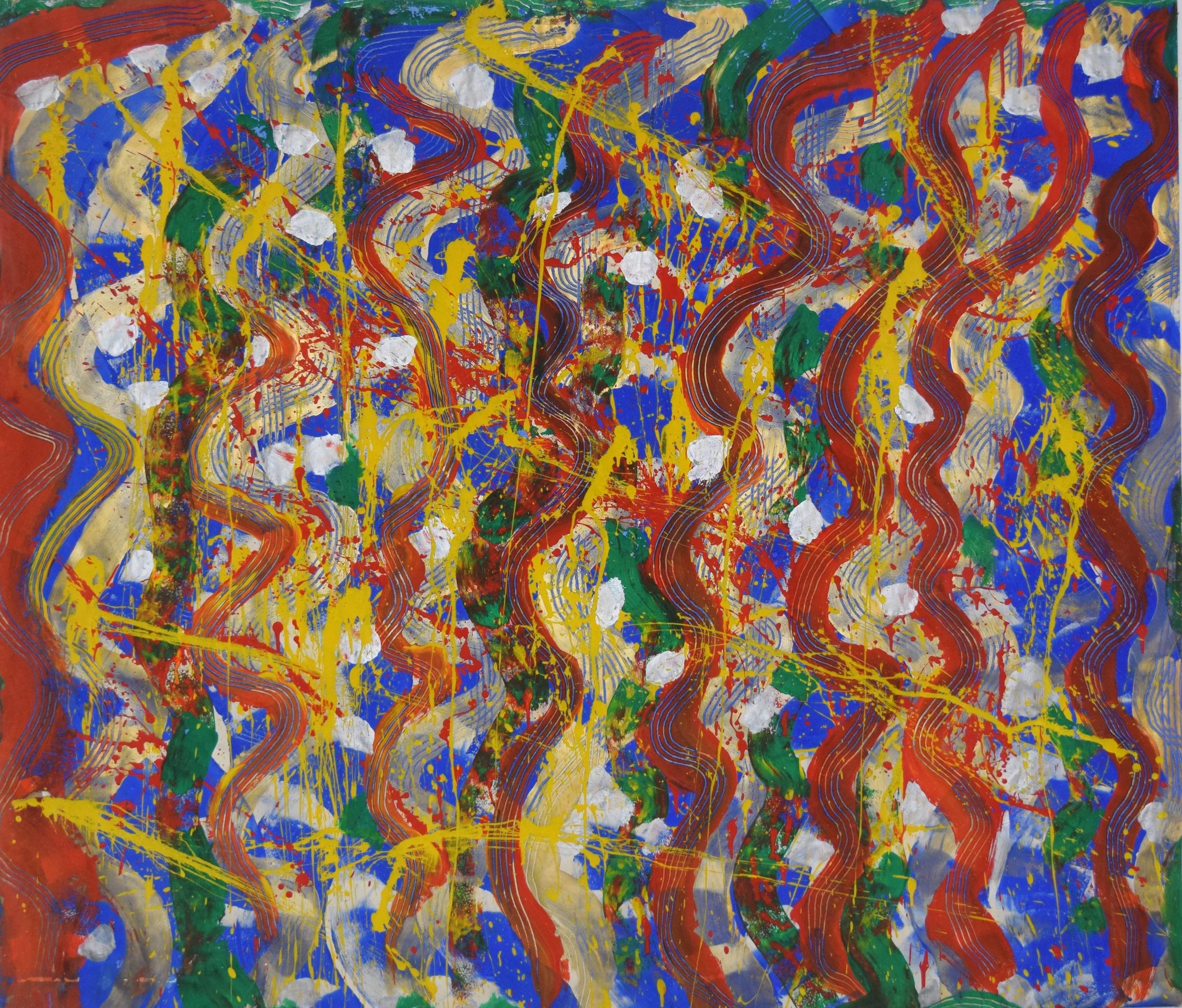 Life of Colors / 123cm x 180cm / Sold