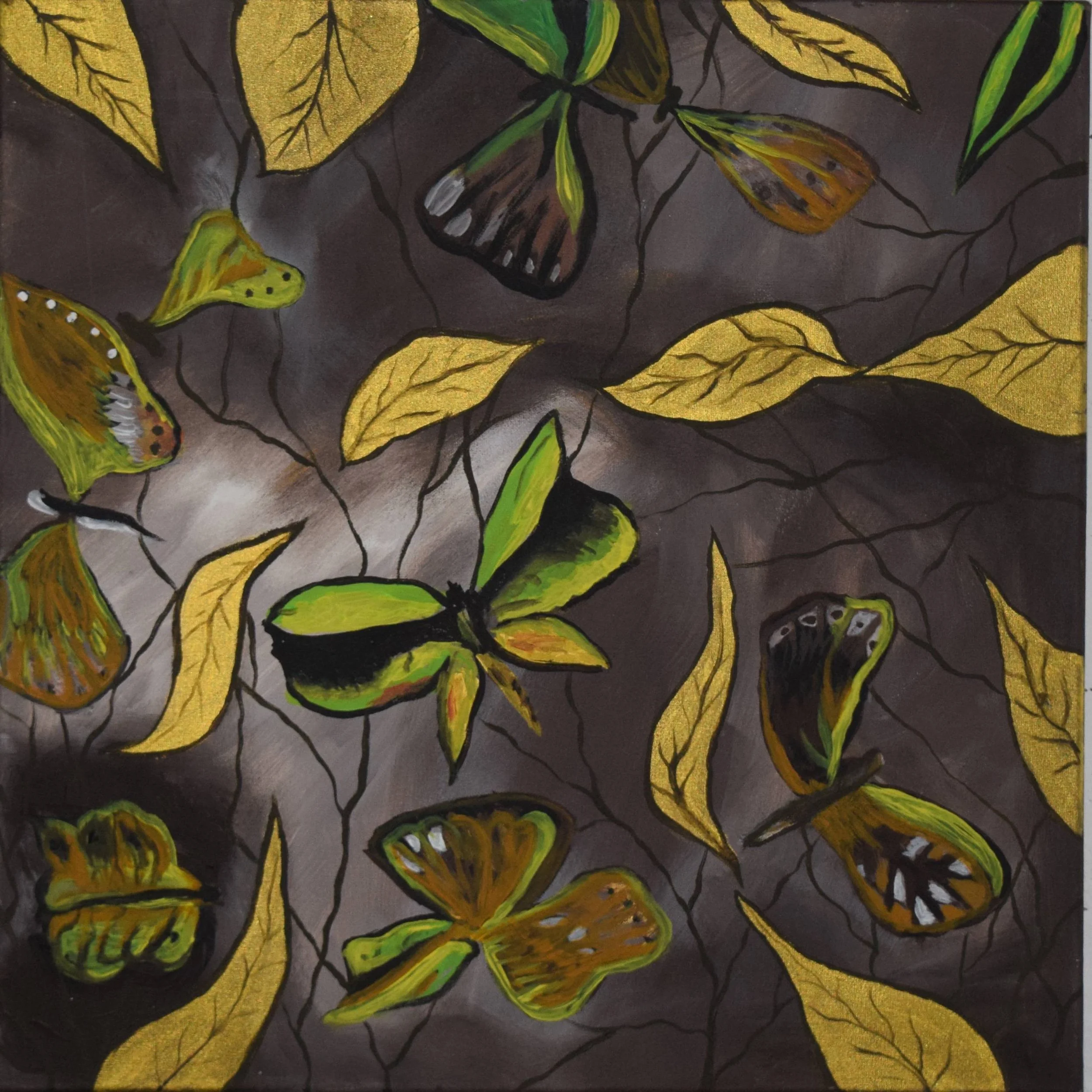 The Butterflies / 50cm x 50cm / 180 CHF 