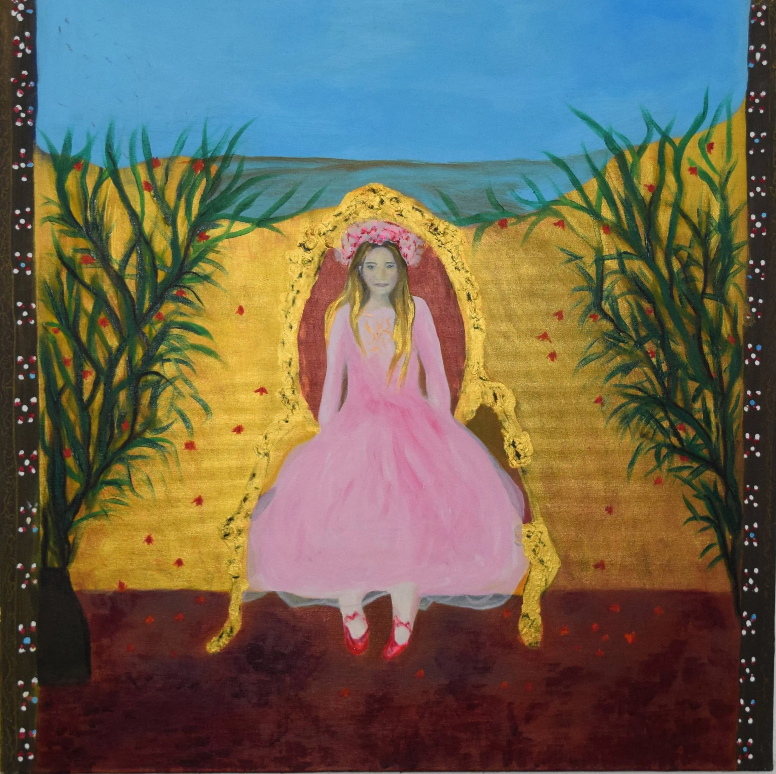 The Ballerina / 80cm x 80cm / Sold