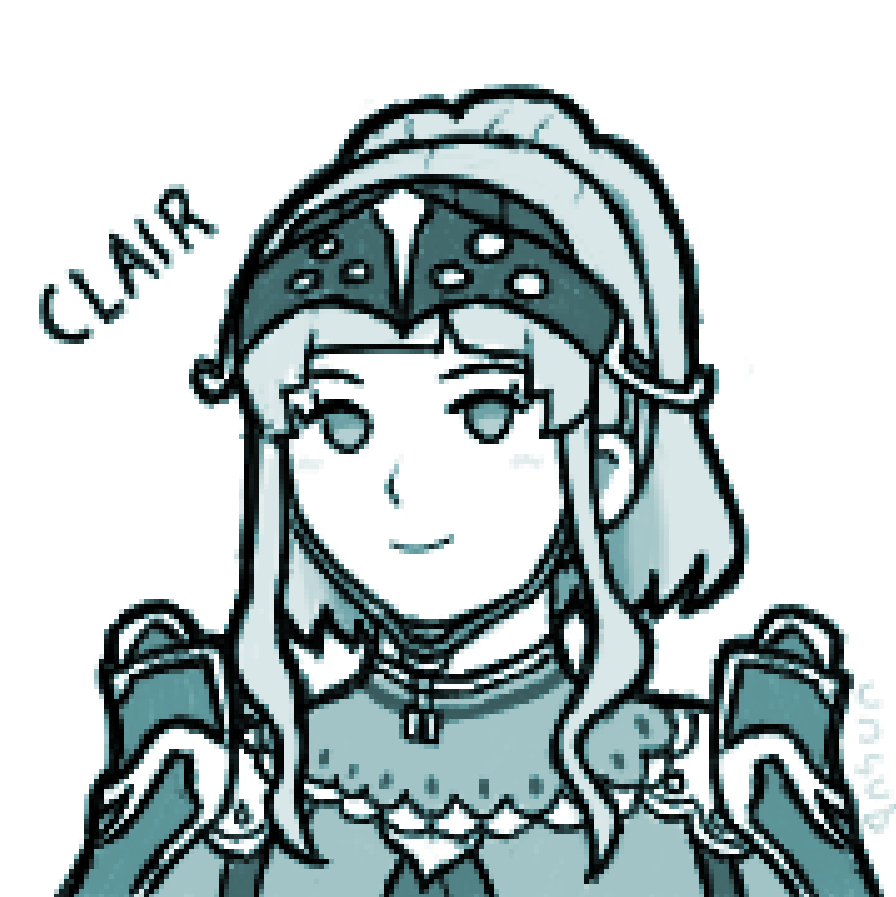 Clair from Fire Emblem Echoes: Shadows of Valentia. October 19th, 2024.
