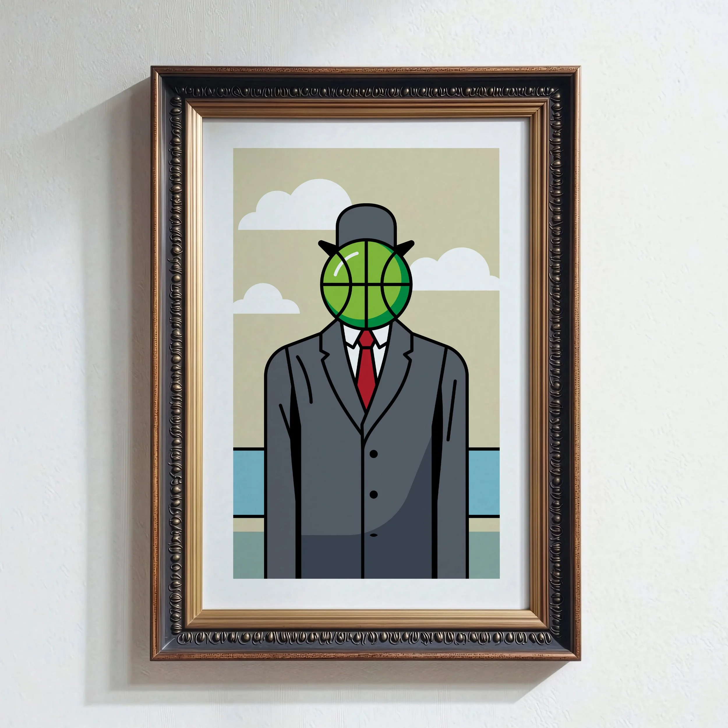 The Son of Man with Basketball