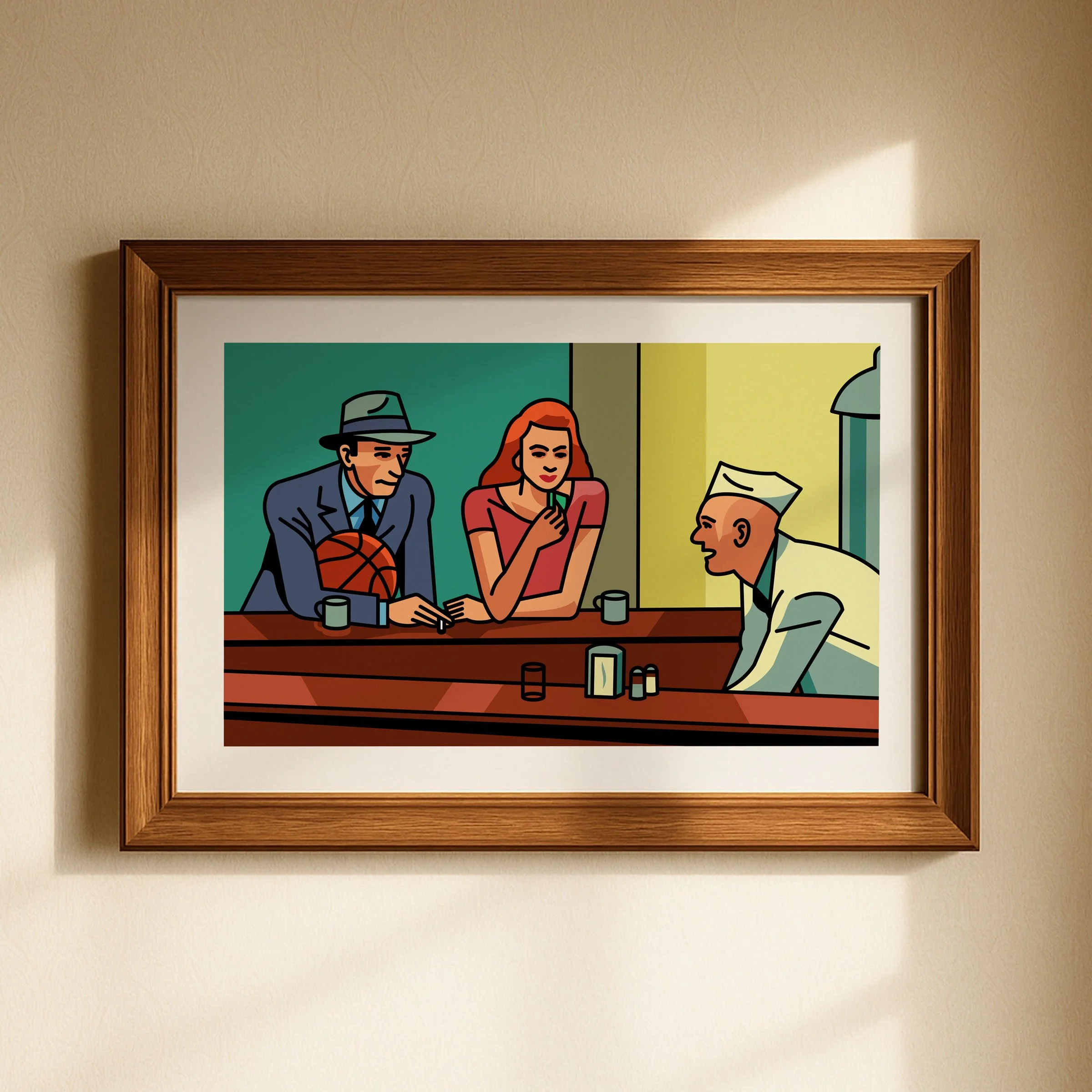 Nighthawks with Basketball