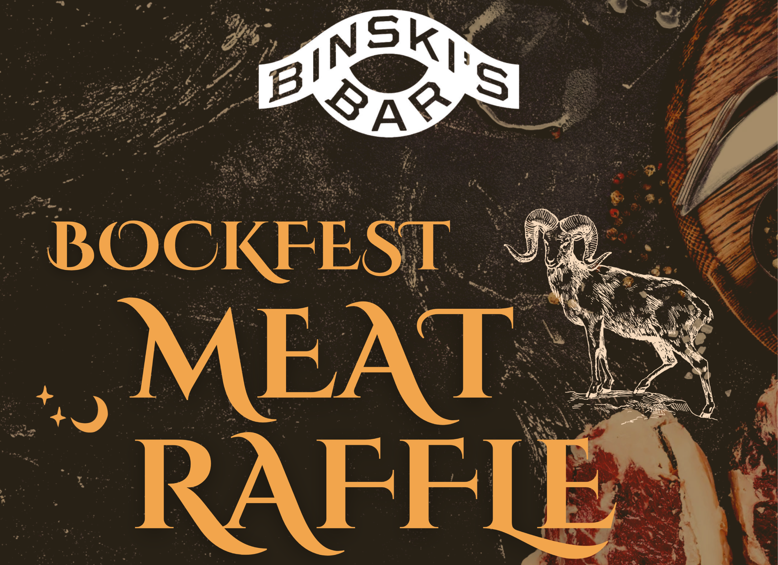 Meat Raffle with Binski's Bar: Bock Fest Edition