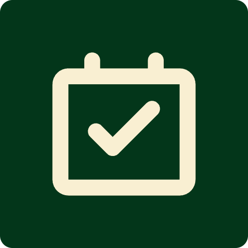 Icône de calendrier, tunnel de vente pour coaching et consultation