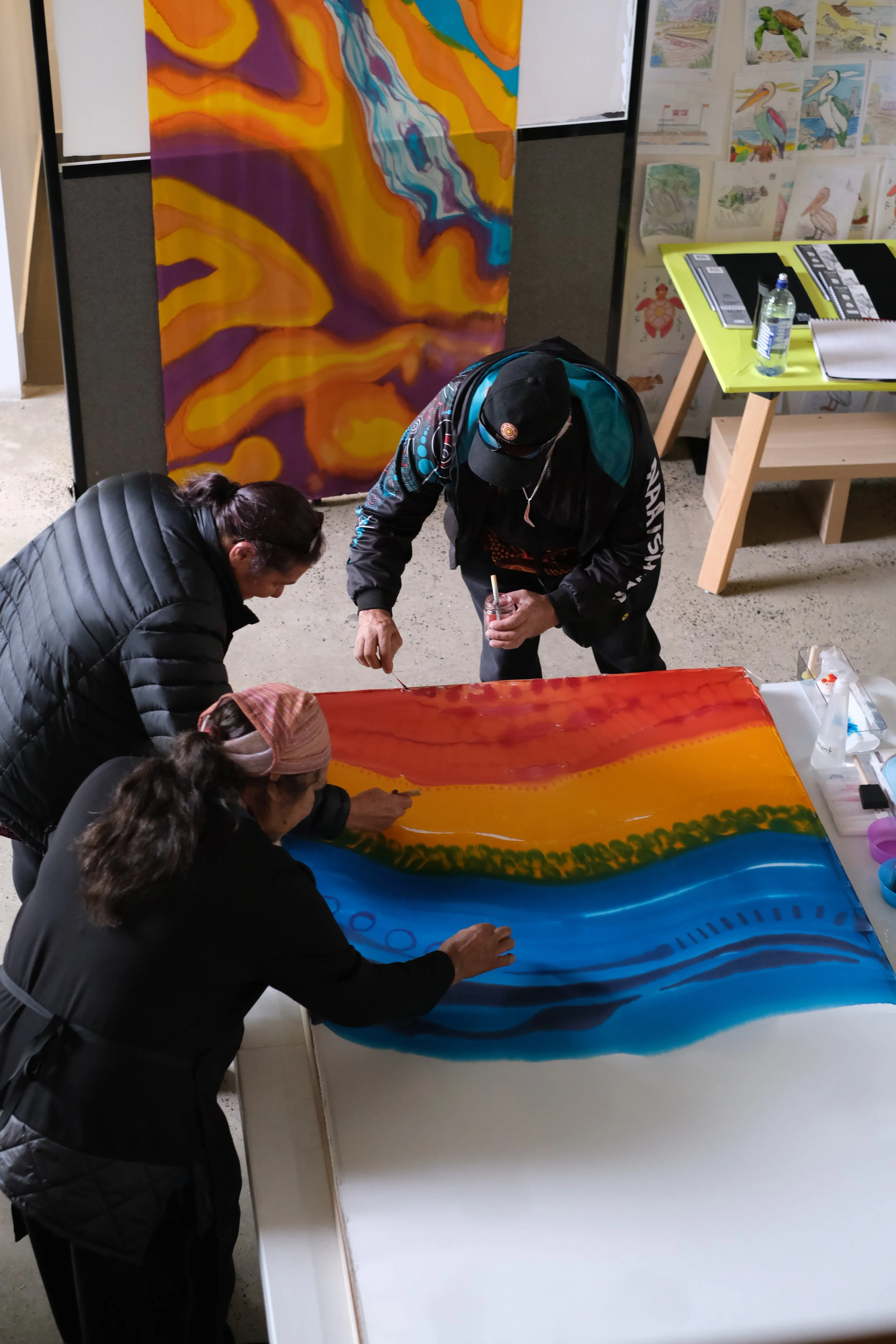 Silk painting workshops
