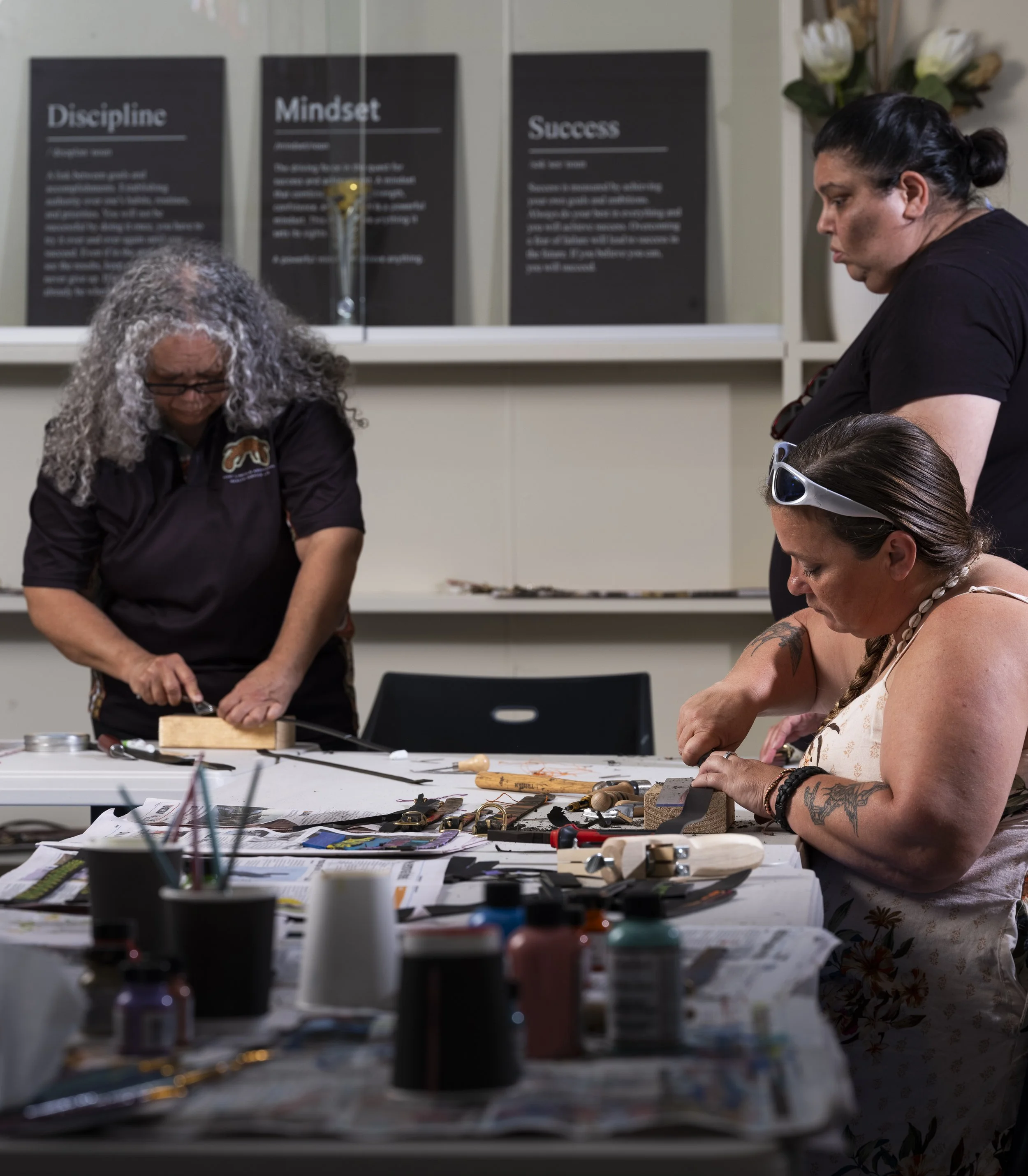 EmpowerHer: leather workshop