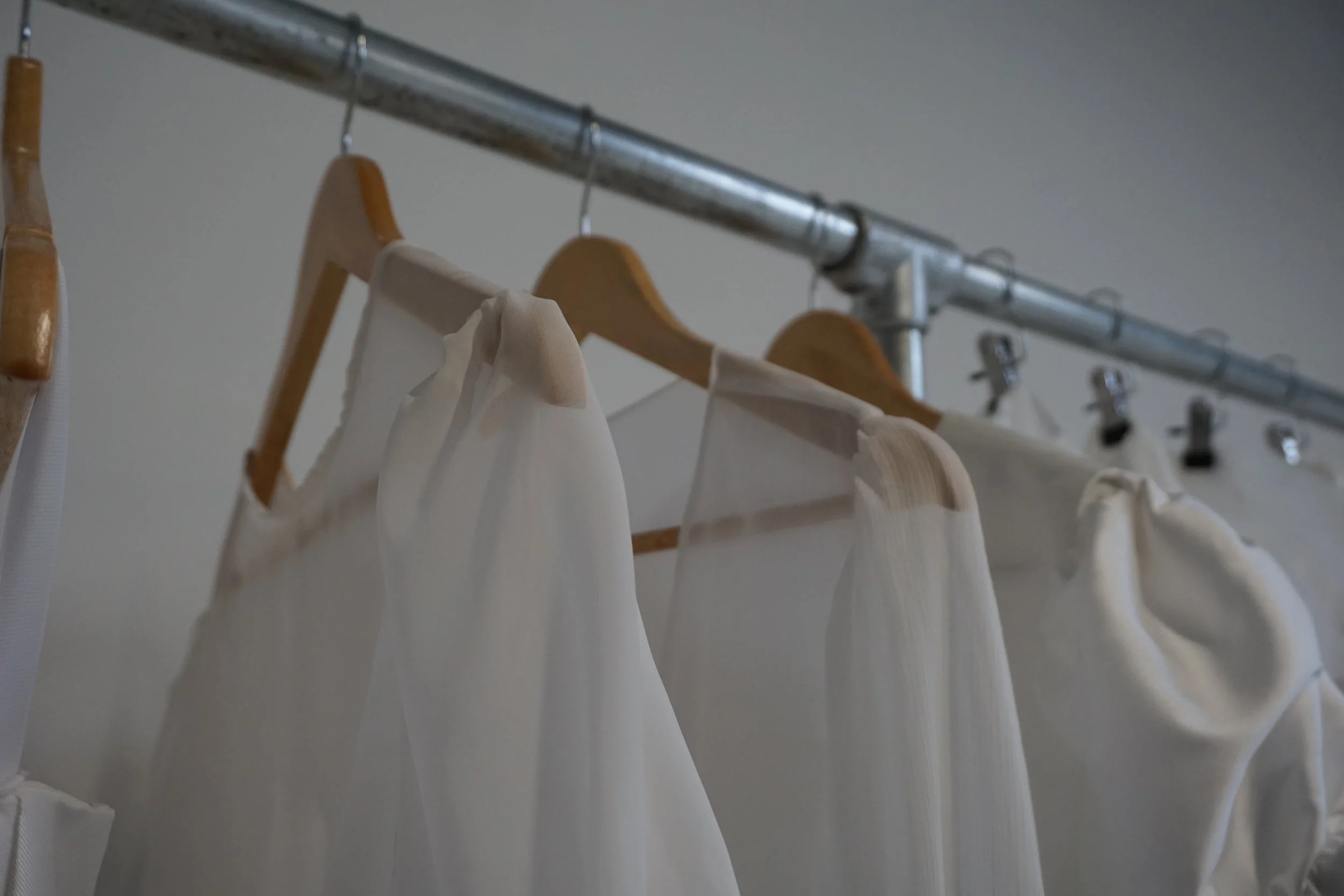 Custom made-to-order bridalwear pieces