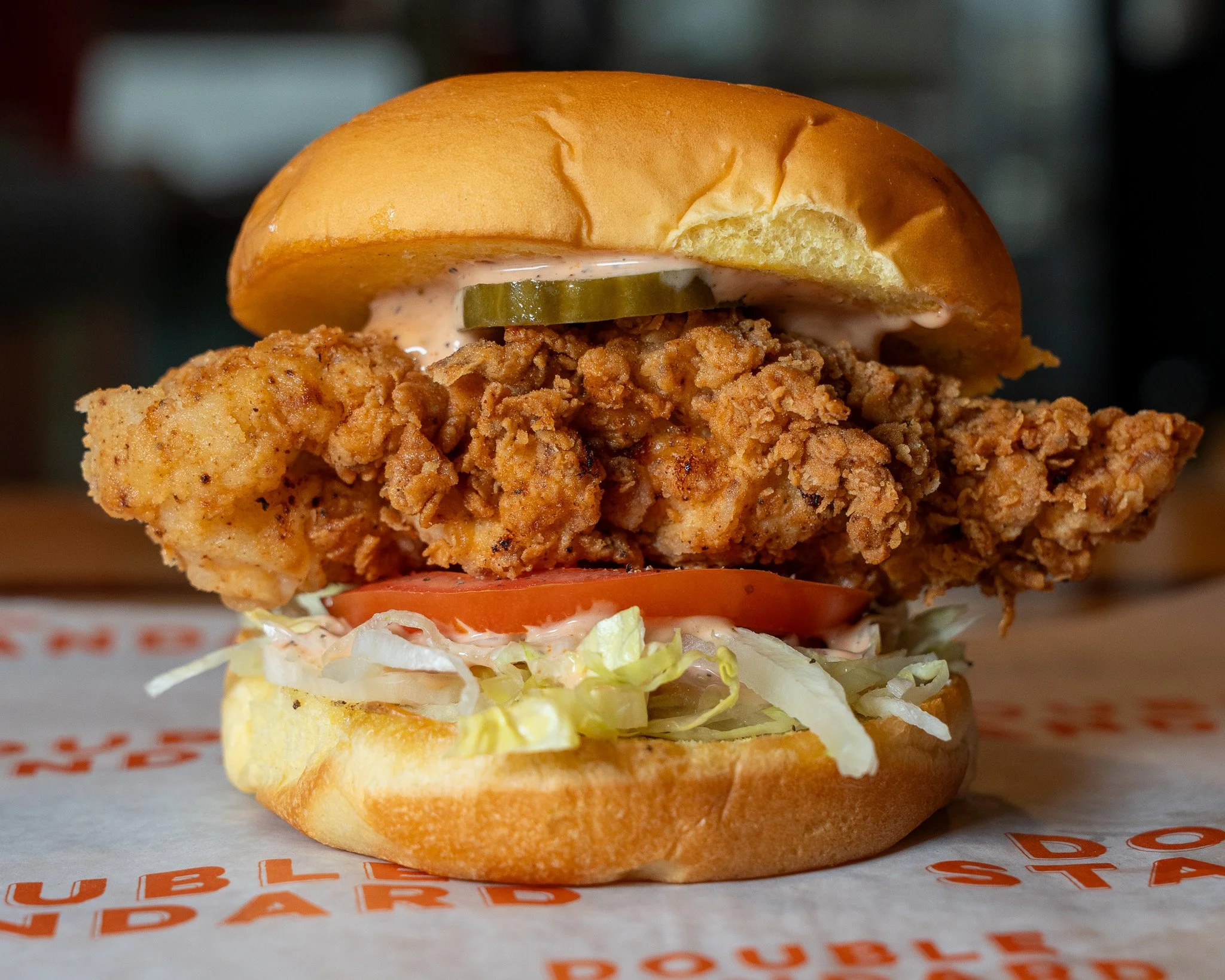 double standard coronado chicken sandwich