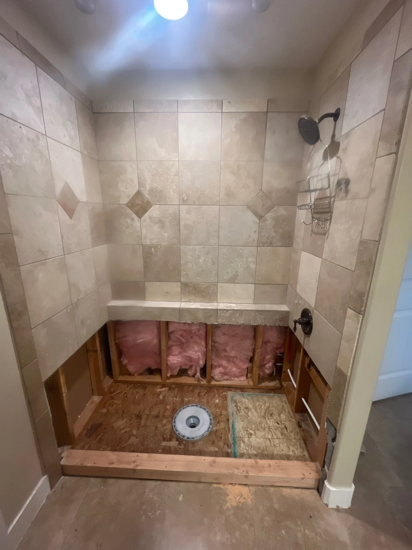 Before- Walk-in shower installation in Salt Lake City Utah bathroom remodel