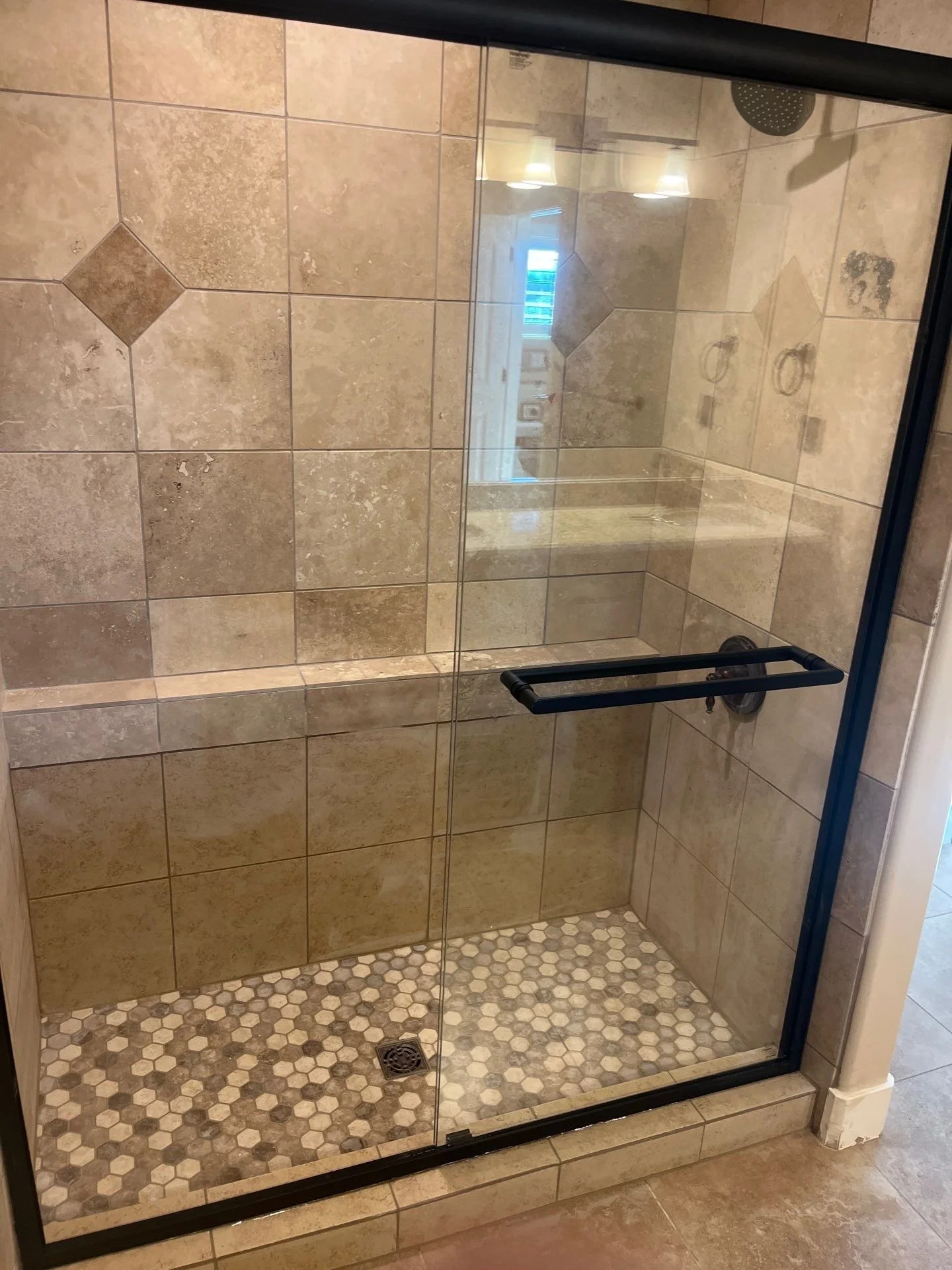 After- Custom tiled shower remodel in Salt Lake City Utah