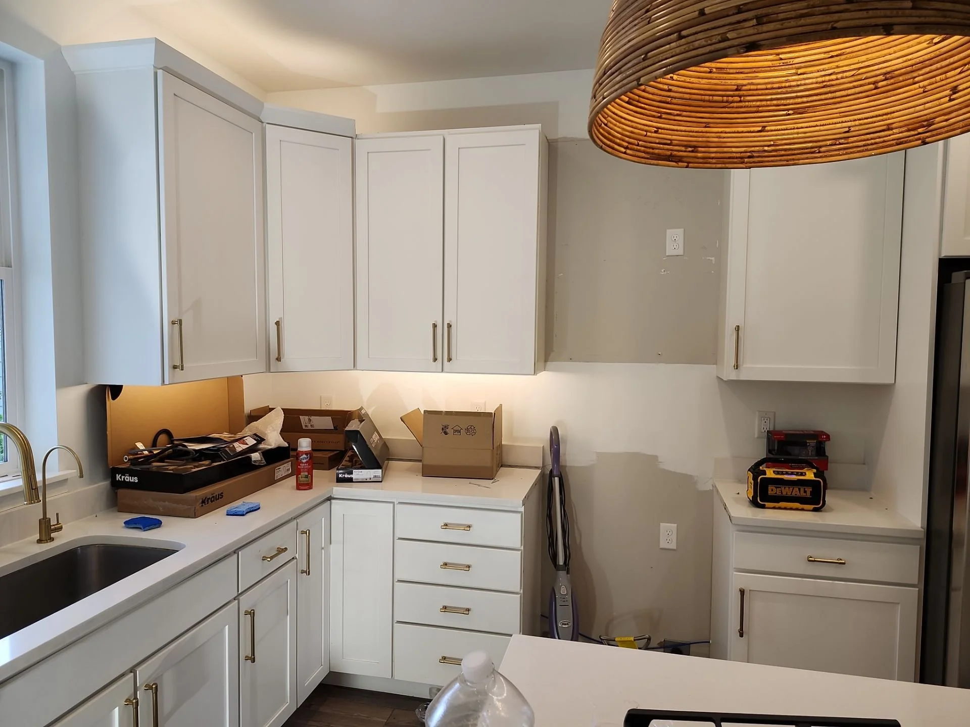 Kitchen remodel in Salt Lake City Utah with custom cabinets and island