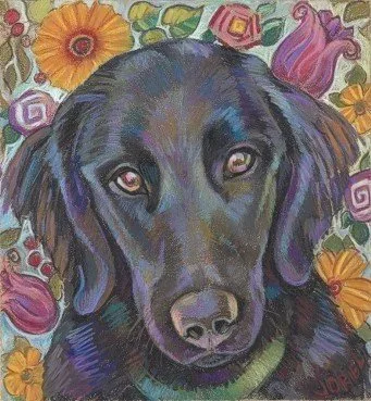 "Hopi" 10" x 12"  Pastel on paper