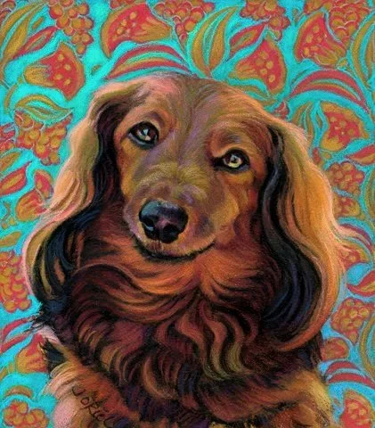 "Tyra" 11" x 9"  Pastel on paper 