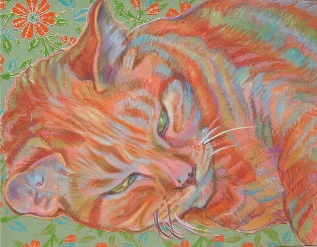 "Stanley" 11" x 14" Pastel, mixed media