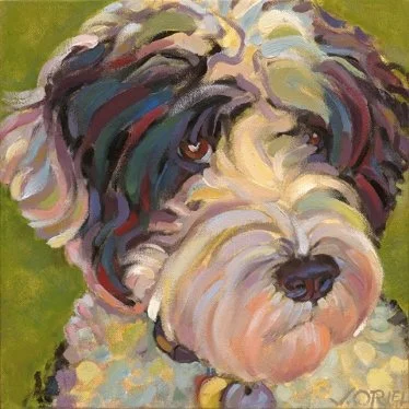 "Pepper" 12" x 12"  Oil on canvas