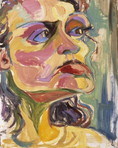 "Dehlia"  20" x 16" Oil on paper