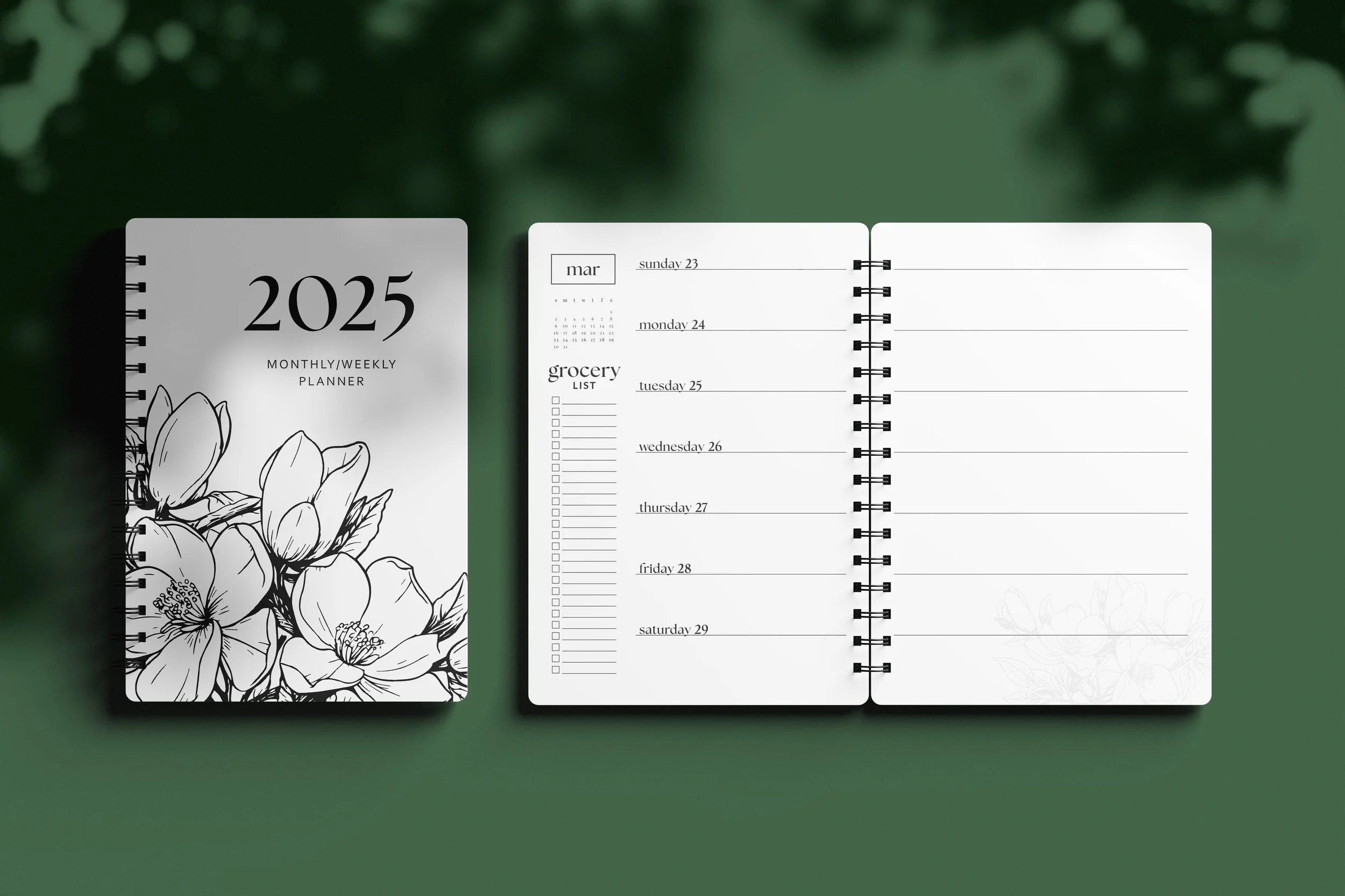 Personal Weekly/Monthly Planner, 2025