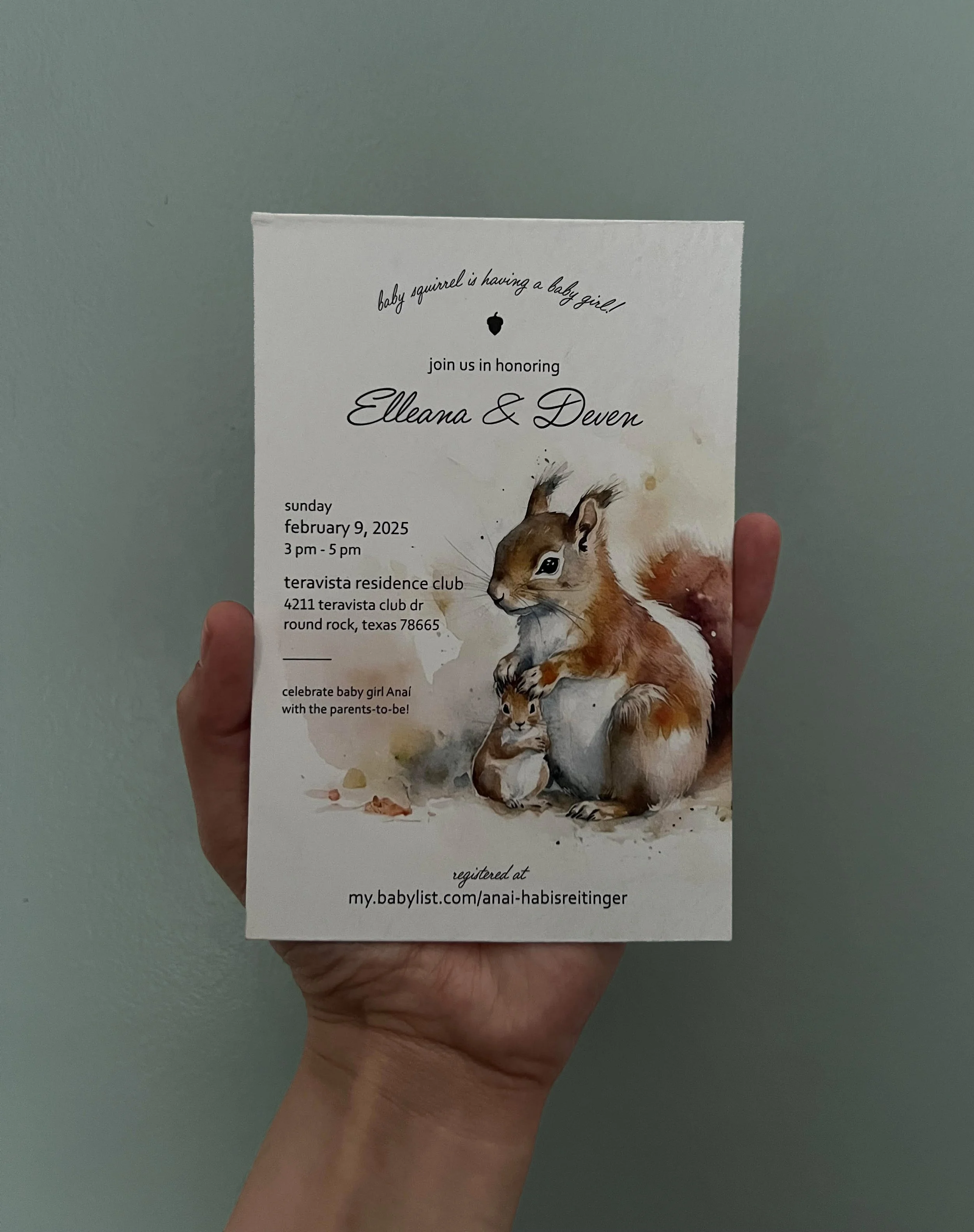 Baby Shower Invitation, 2025