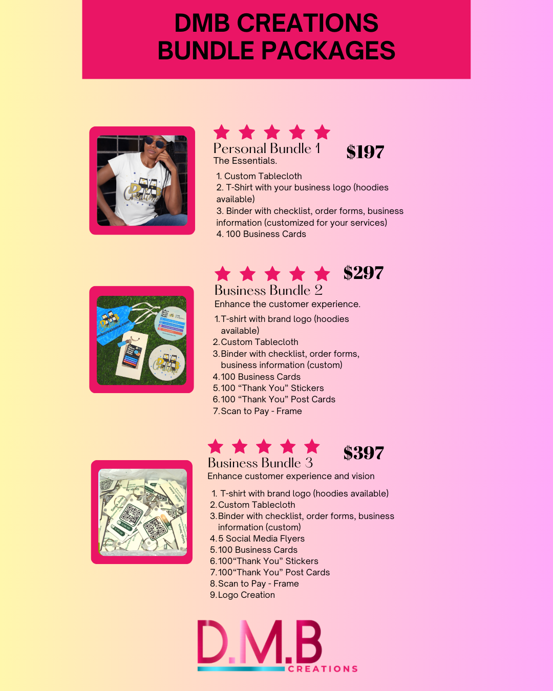 DMB Business Bundles
