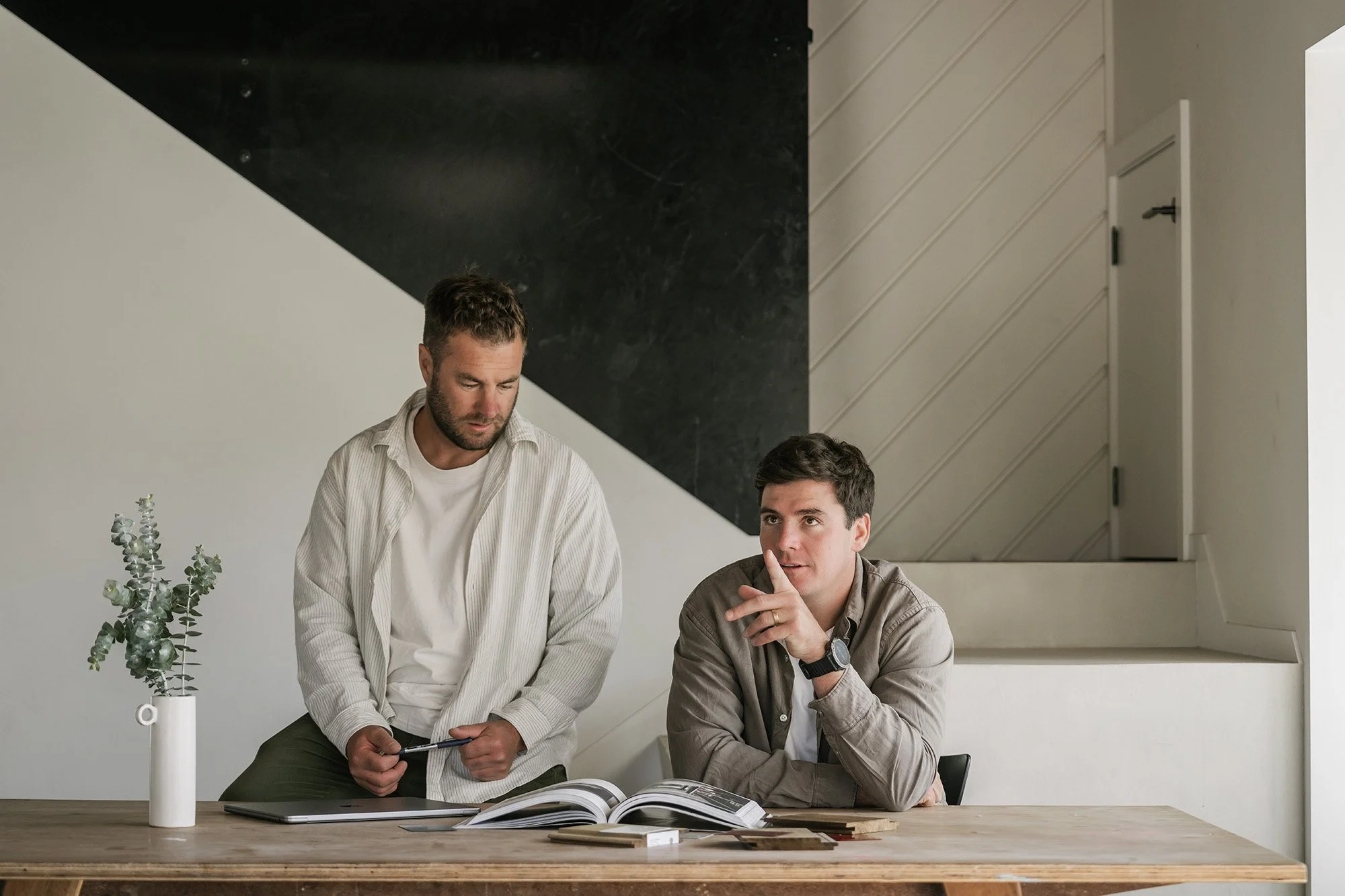 Tim Fahey and Hugh Blake, directors of Gather Group