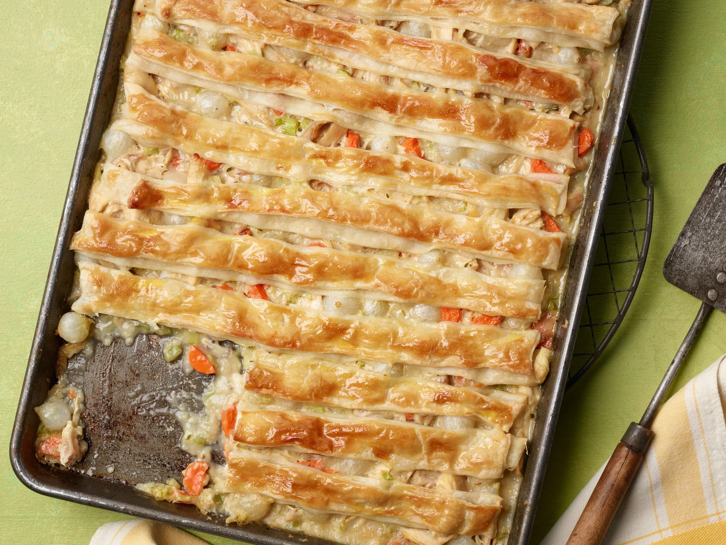 Sheet Pan Chicken Pot Pie