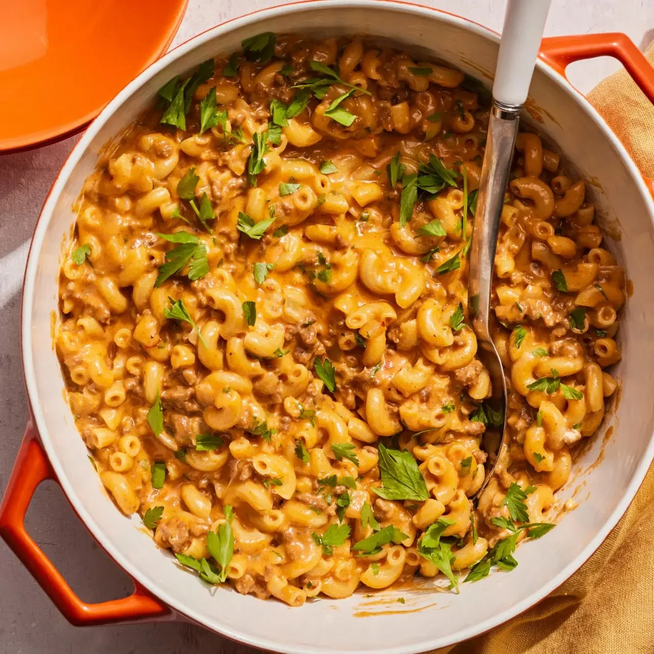 One Pot Cheeseburger Mac and Cheese