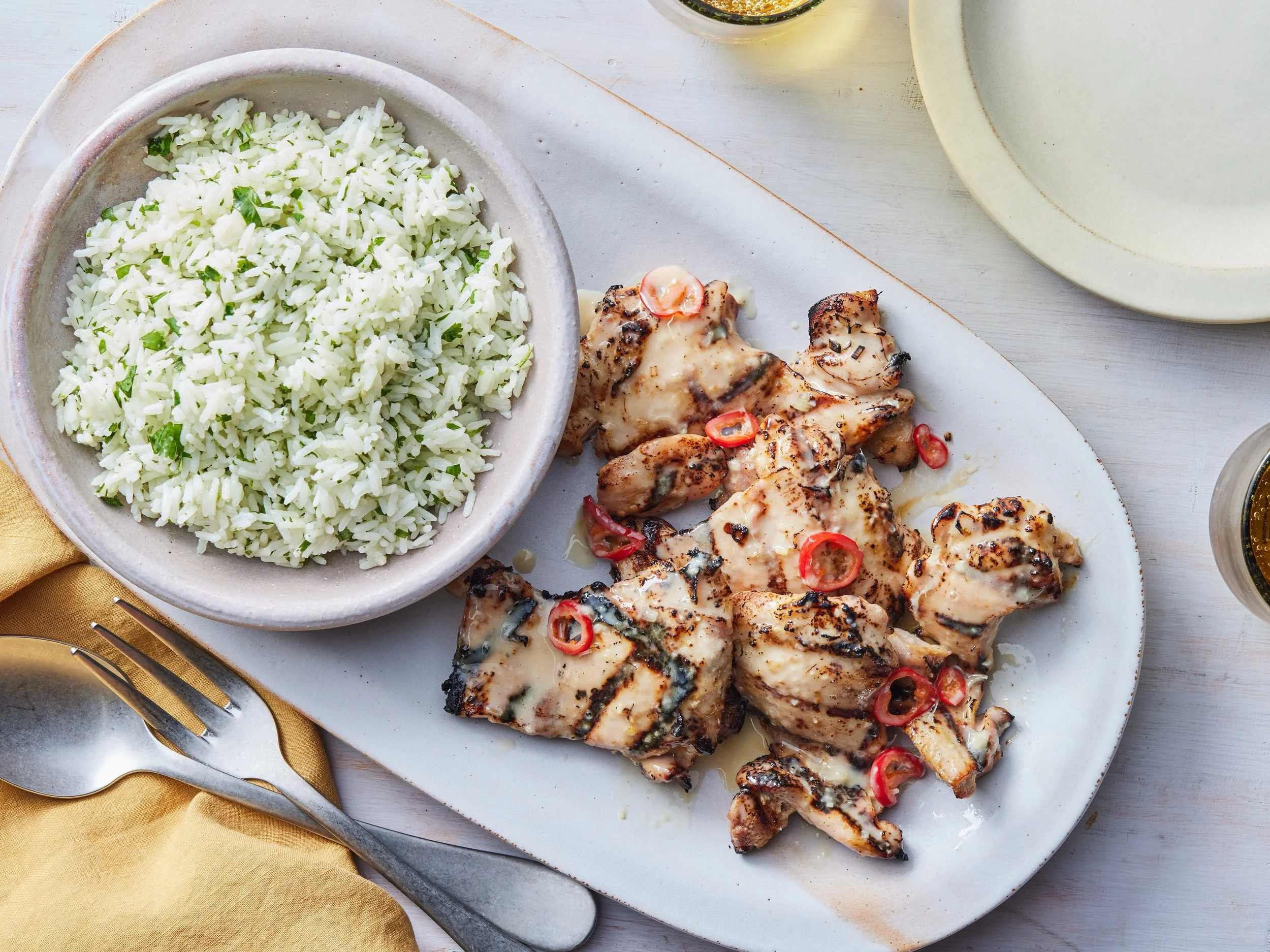 Saucy Coconut Grilled Chicken 
