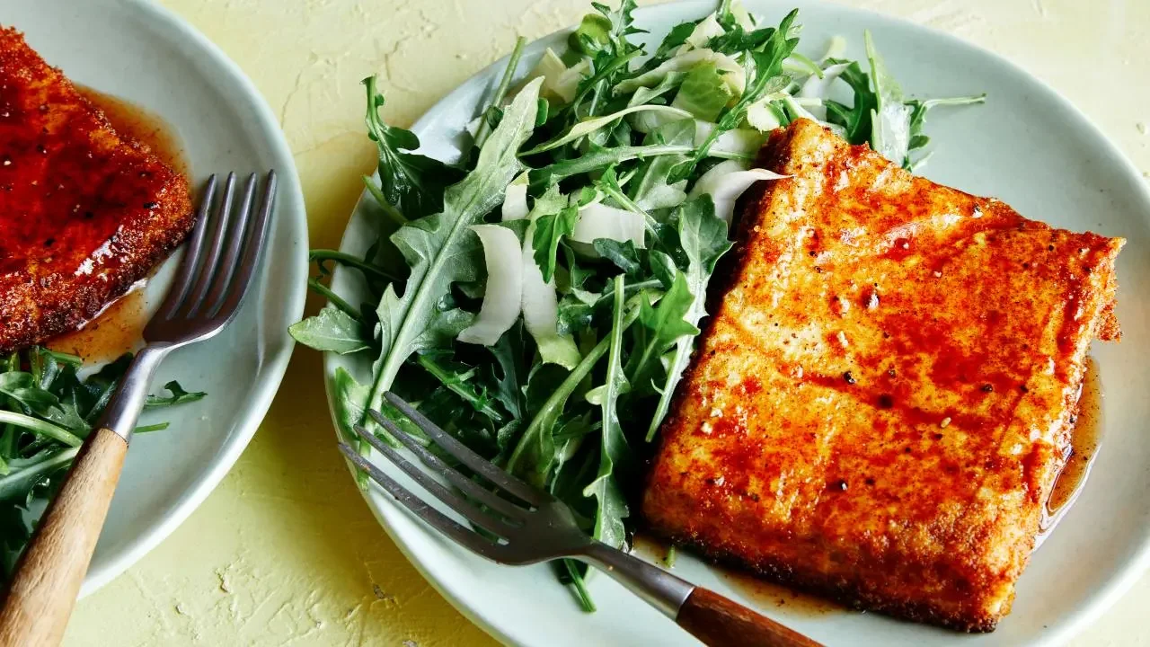 Hot Honey Tofu for Two