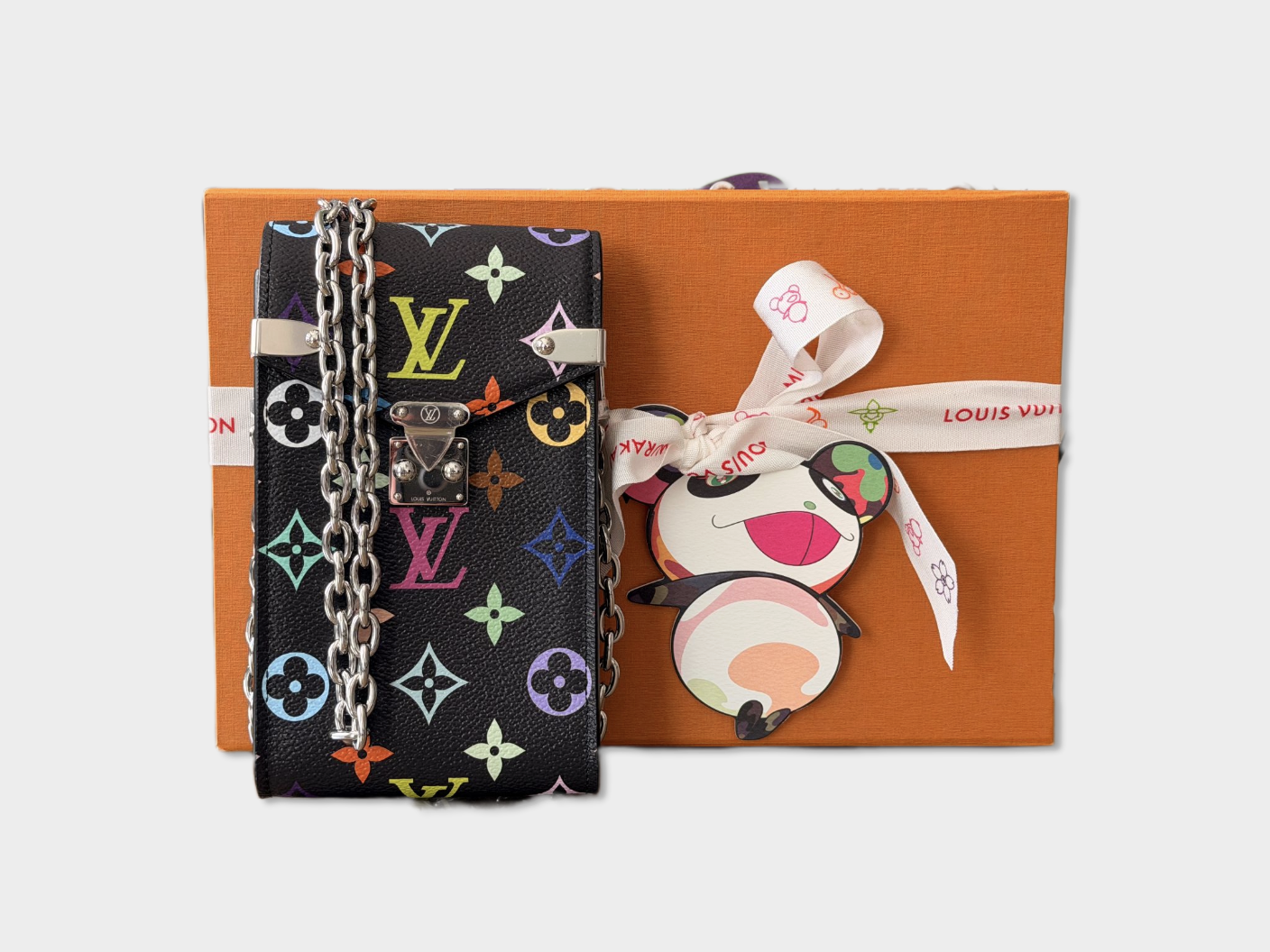 Louis Vuitton Takashi Murakami Multicolor Phone Pouch Metis