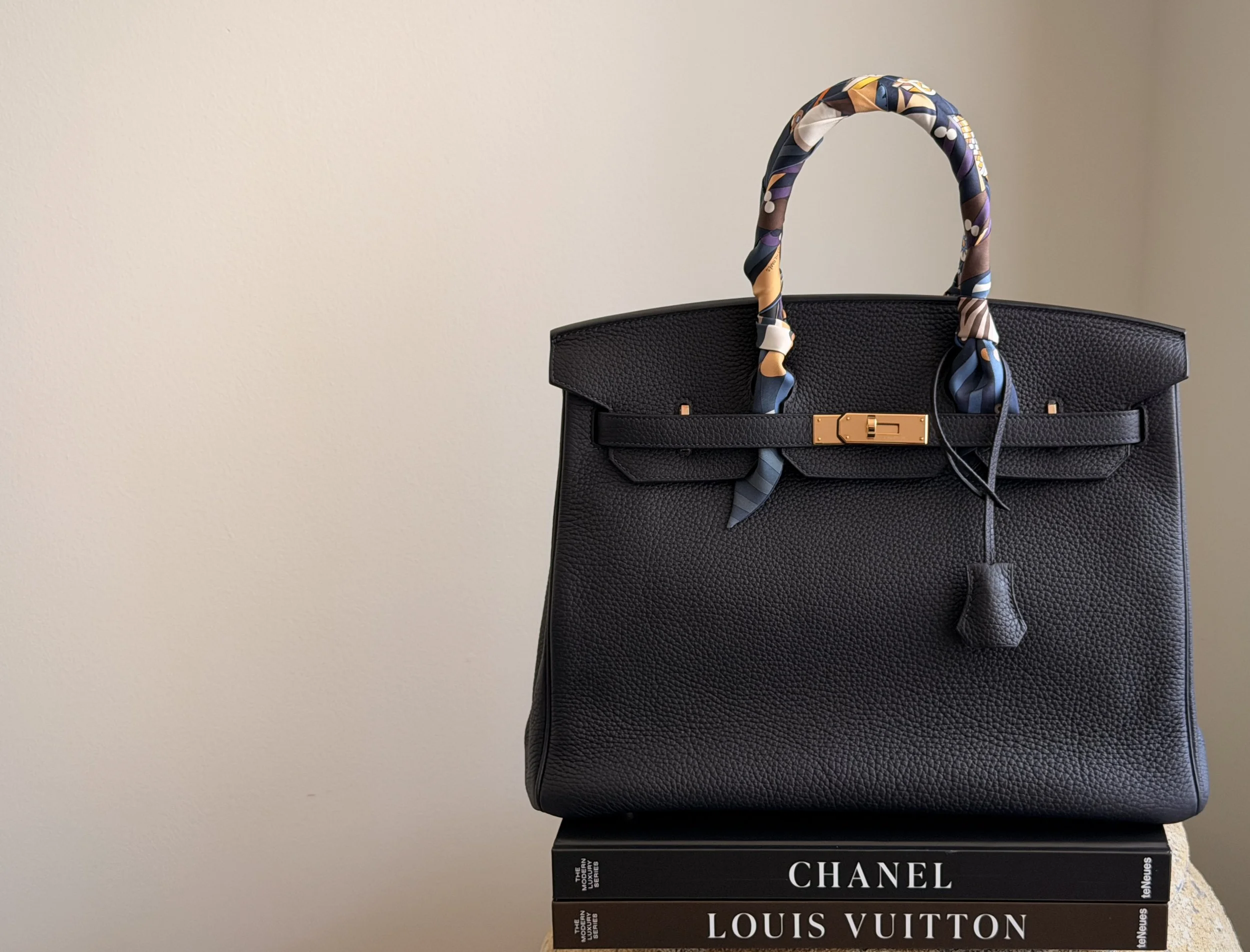 Caban Birkin 35 with Twilly