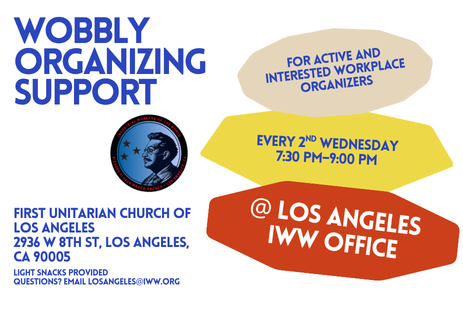 September Wobbly Organizing Support Meeting