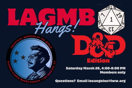 LAGMB Hangs: OT101 D&amp;D Edition