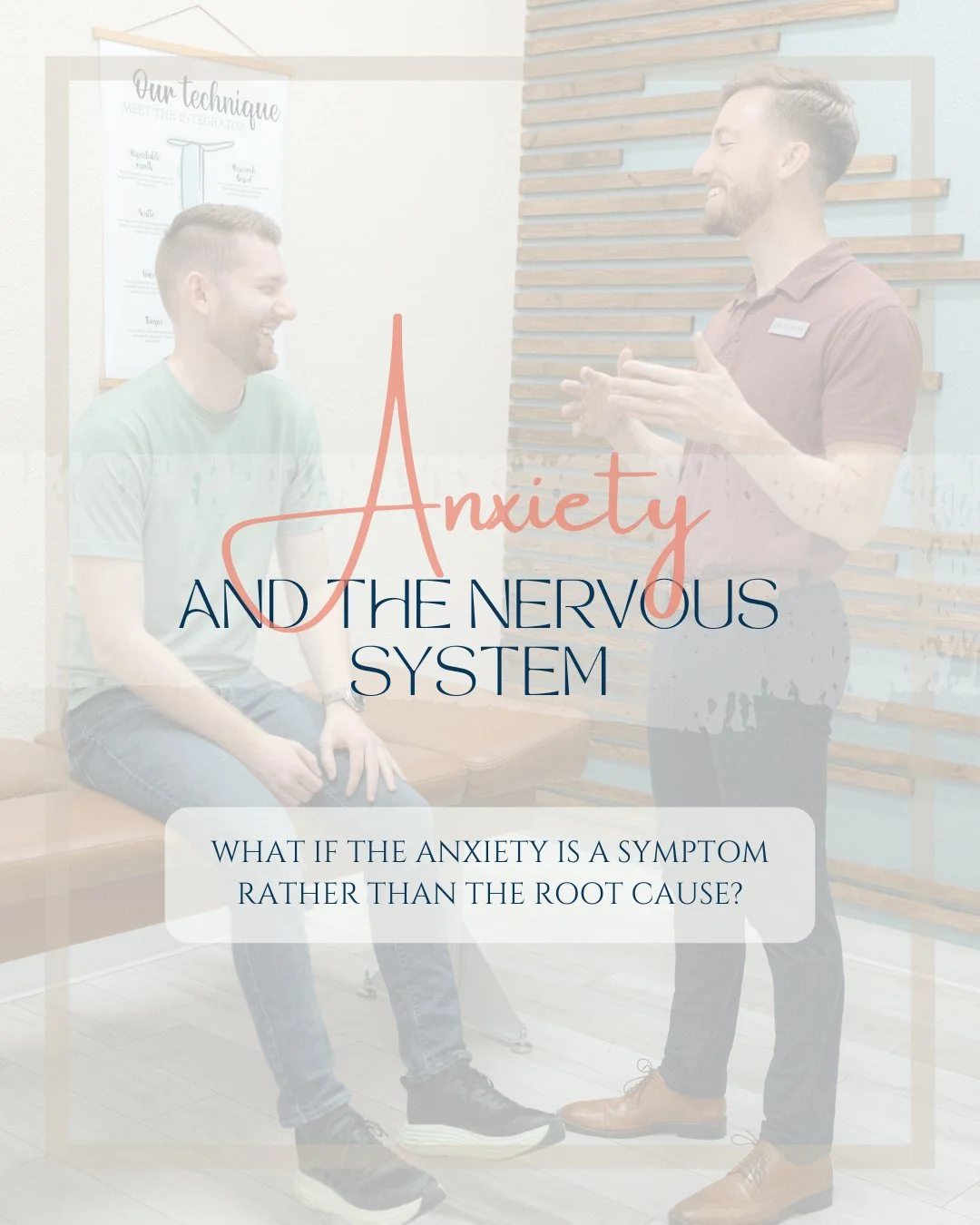 You're doing everything right. Therapy. Medication. Breathing exercises. Coping skills. And anxiety is still part of your life.

Here's something worth considering: anxiety isn't just a thought problem or a chemical imbalance. It's also a nervous sys